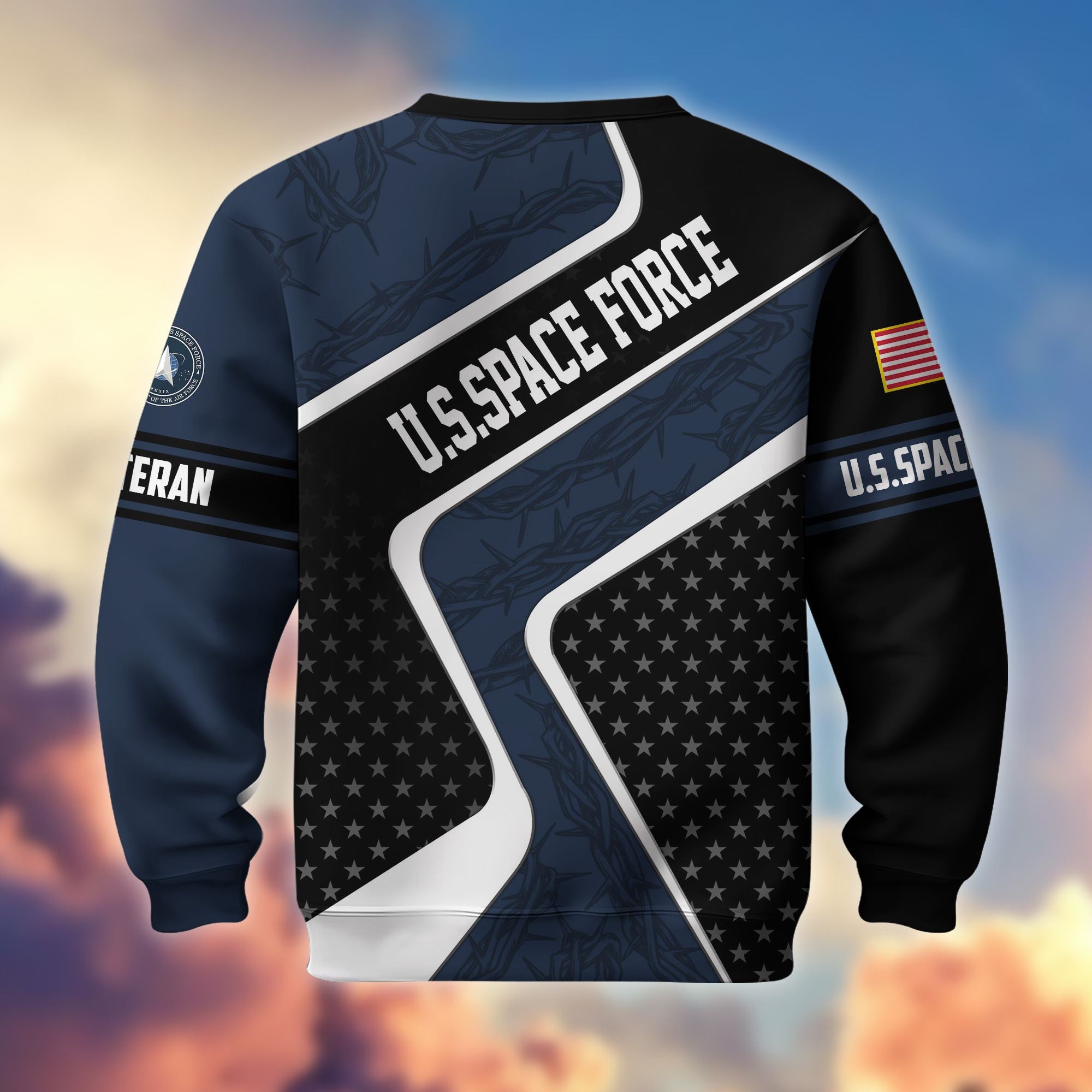 Premium US Veterans Sweatshirt BPHN190212, Gifts For US Veterans, Best Gifts On Father's Day, Armed Forces Day, Independence Day, Veterans Day.