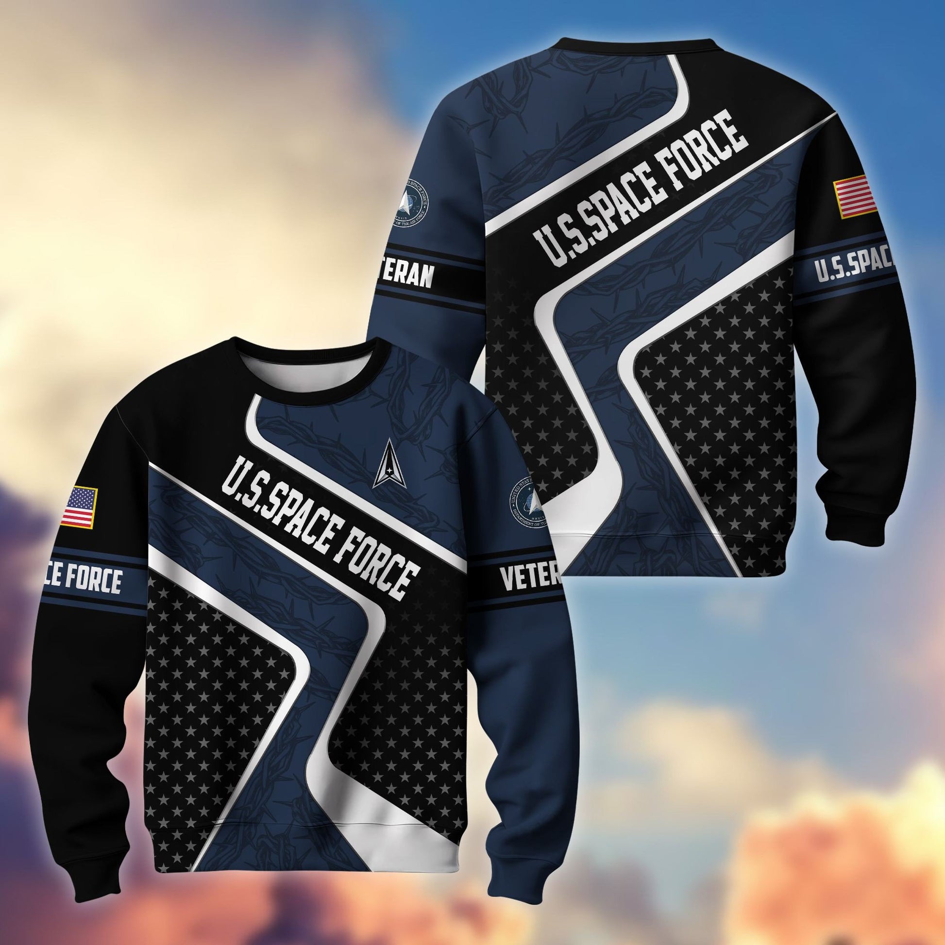 Premium US Veterans Sweatshirt BPHN190212, Gifts For US Veterans, Best Gifts On Father's Day, Armed Forces Day, Independence Day, Veterans Day.