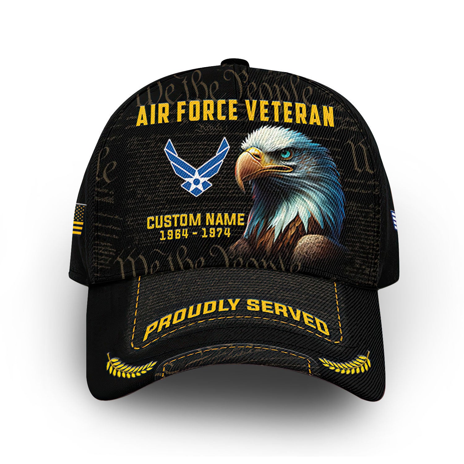Premium Custom USAF Cap VPVC012604, Gifts For Air Force Veteran, Gifts For Dad, For Husband, Best Gifts On Father's Day, Armed Forces Day, Independence Day, Veterans Day.