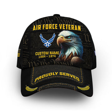 Premium Custom USAF Cap VPVC012604, Gifts For Air Force Veteran, Gifts For Dad, For Husband, Best Gifts On Father's Day, Armed Forces Day, Independence Day, Veterans Day.
