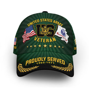 Premium Custom US Army Cap VPVC012701, Gifts For Army Veteran, Gifts For Dad, For Husband, Best Gifts On Father's Day, Armed Forces Day, Independence Day, Veterans Day.