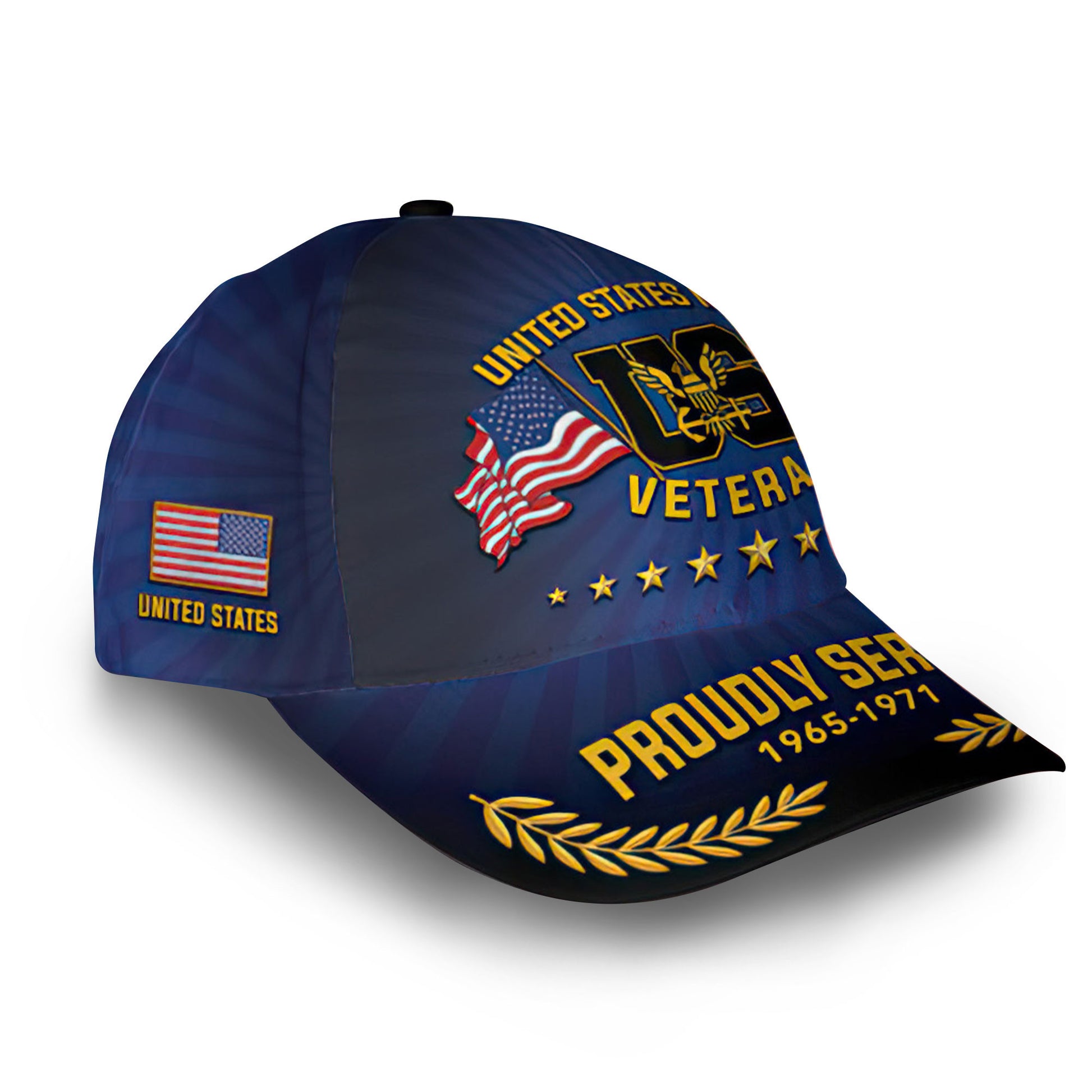 Premium Custom US Navy Cap VPVC012702, Gifts For Navy Veteran, Gifts For Dad, For Husband, Best Gifts On Father's Day, Armed Forces Day, Independence Day, Veterans Day.