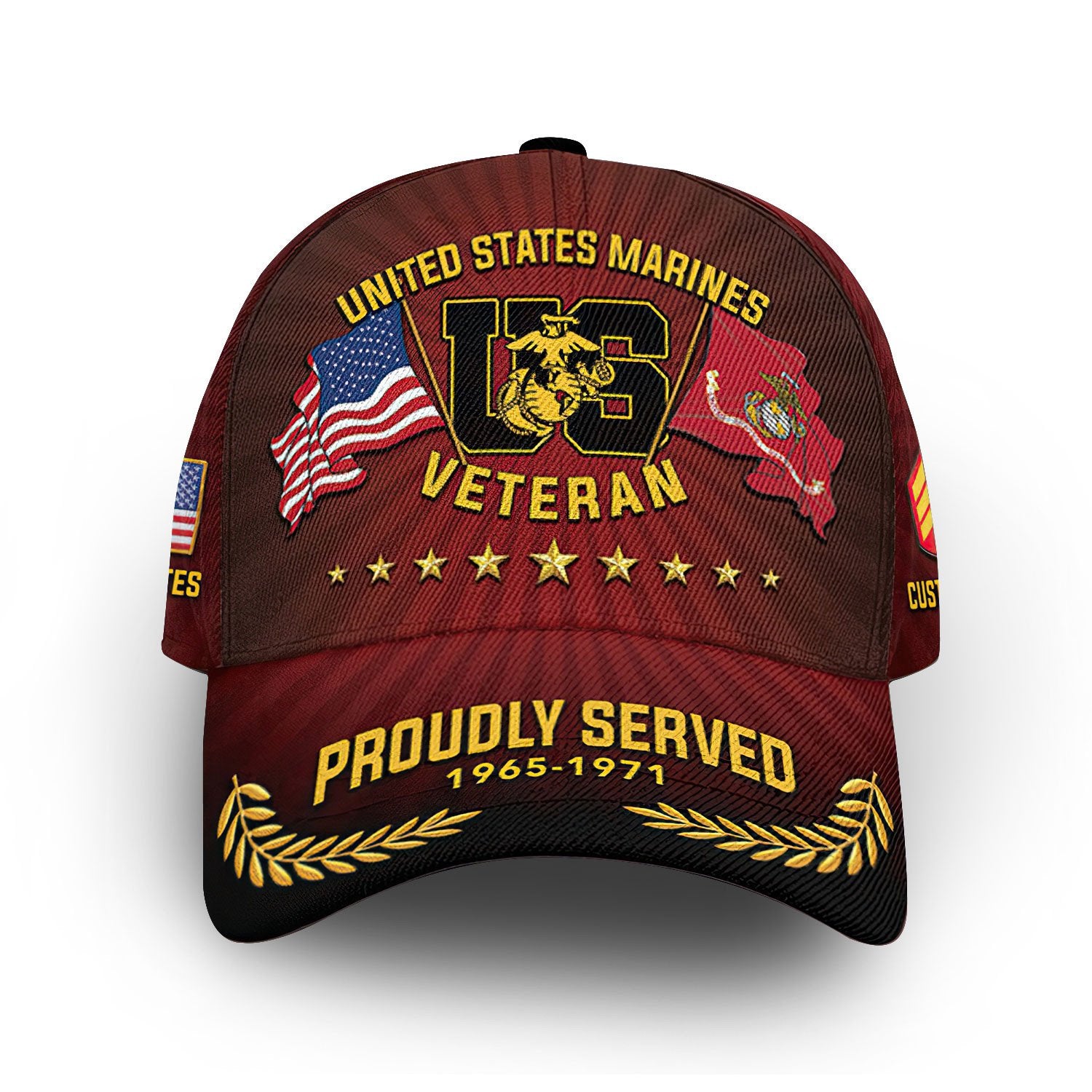 Premium Custom USMC Cap VPVC012703, Gifts For Marine Veteran, Gifts For Dad, For Husband, Best Gifts On Father's Day, Armed Forces Day, Independence Day, Veterans Day.