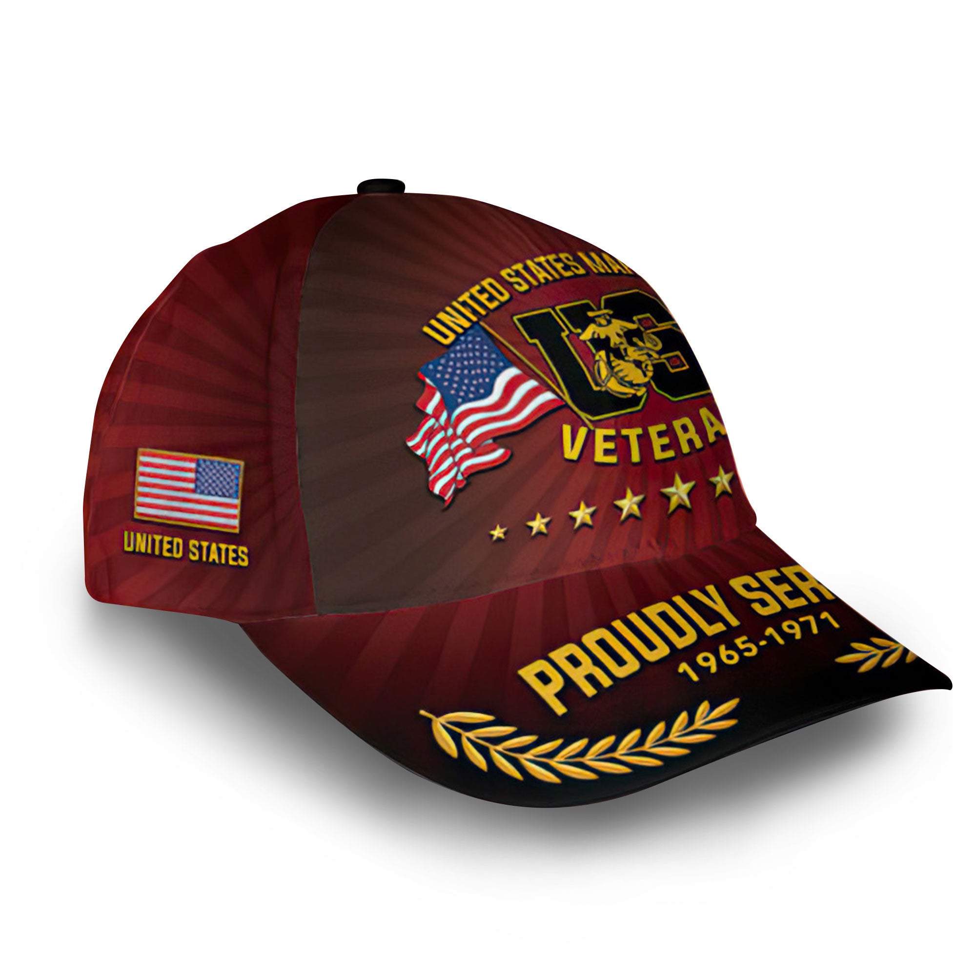 Premium Custom USMC Cap VPVC012703, Gifts For Marine Veteran, Gifts For Dad, For Husband, Best Gifts On Father's Day, Armed Forces Day, Independence Day, Veterans Day.