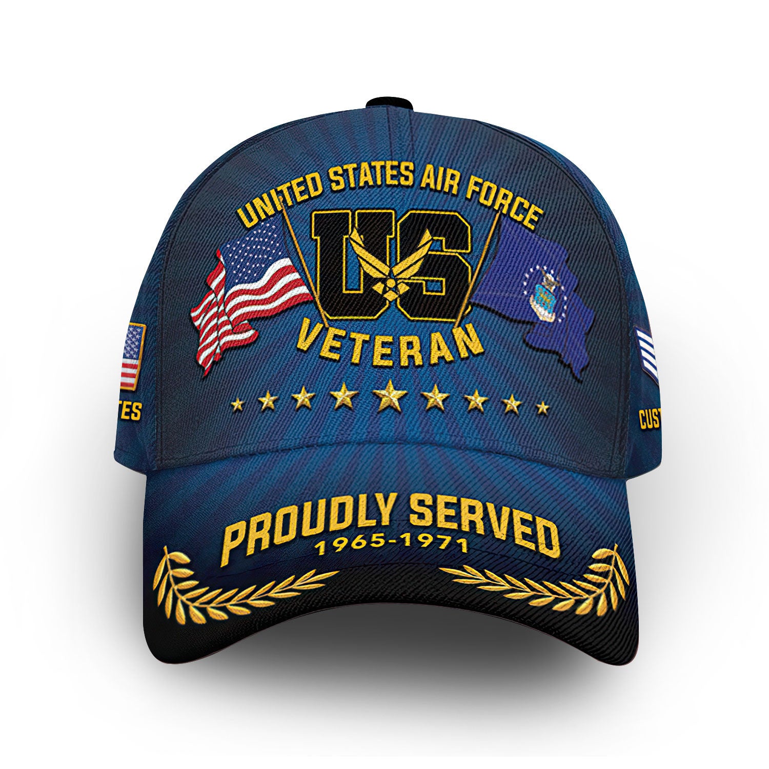 Premium Custom USAF Cap VPVC012704, Gifts For Air Force Veteran, Gifts For Dad, For Husband, Best Gifts On Father's Day, Armed Forces Day, Independence Day, Veterans Day.