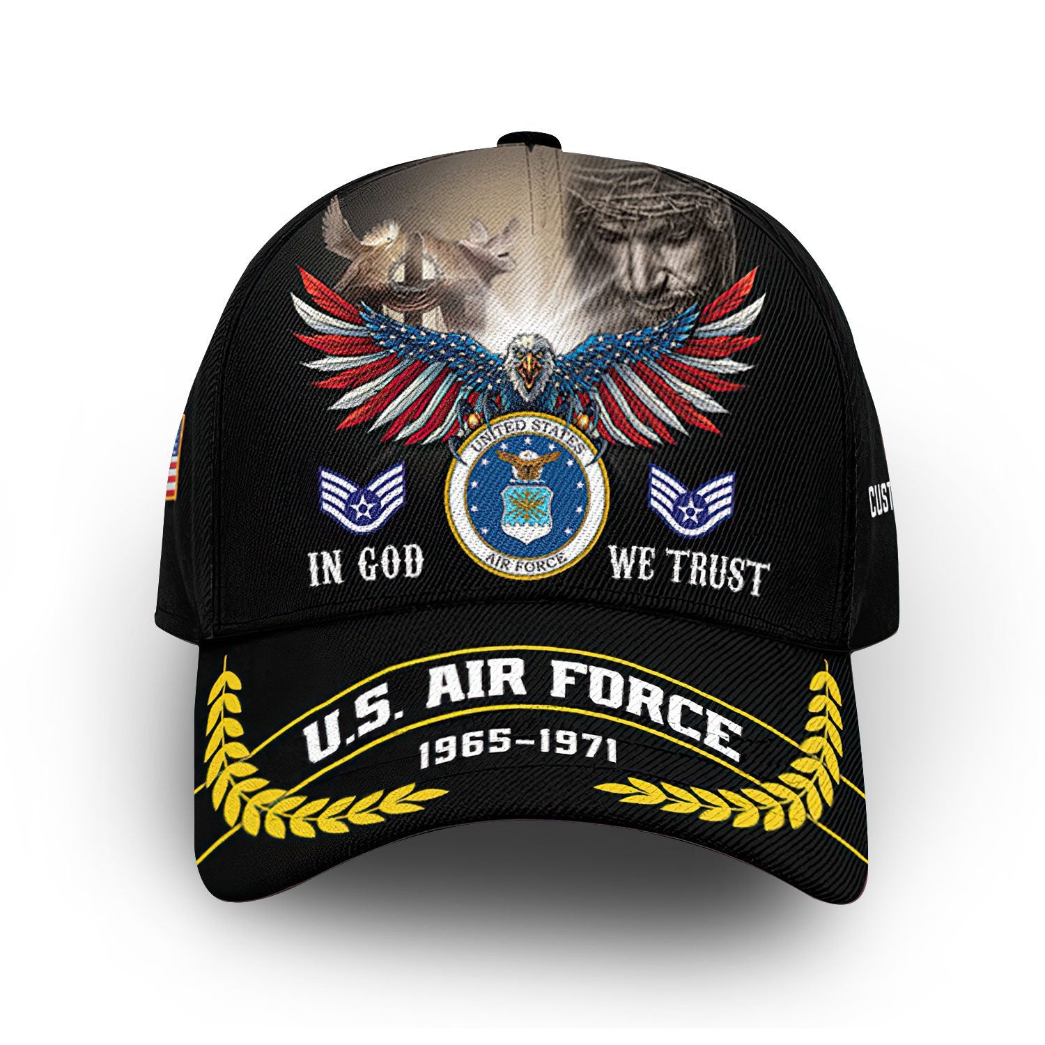 USAF Custom Cap VPVC012909, Gifts For Air Force Veteran, Best Gifts On Father's Day, Armed Forces Day, Independence Day, Veterans Day.