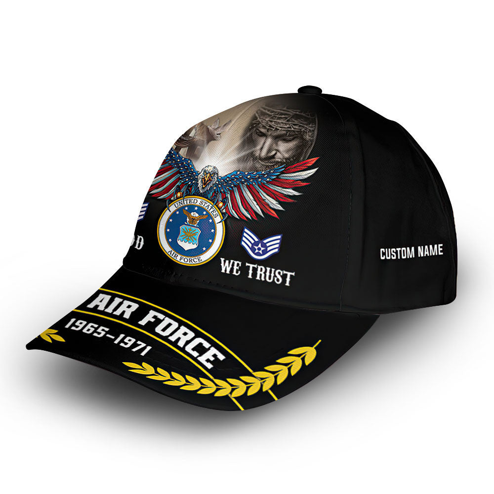 USAF Custom Cap VPVC012909, Gifts For Air Force Veteran, Best Gifts On Father's Day, Armed Forces Day, Independence Day, Veterans Day.