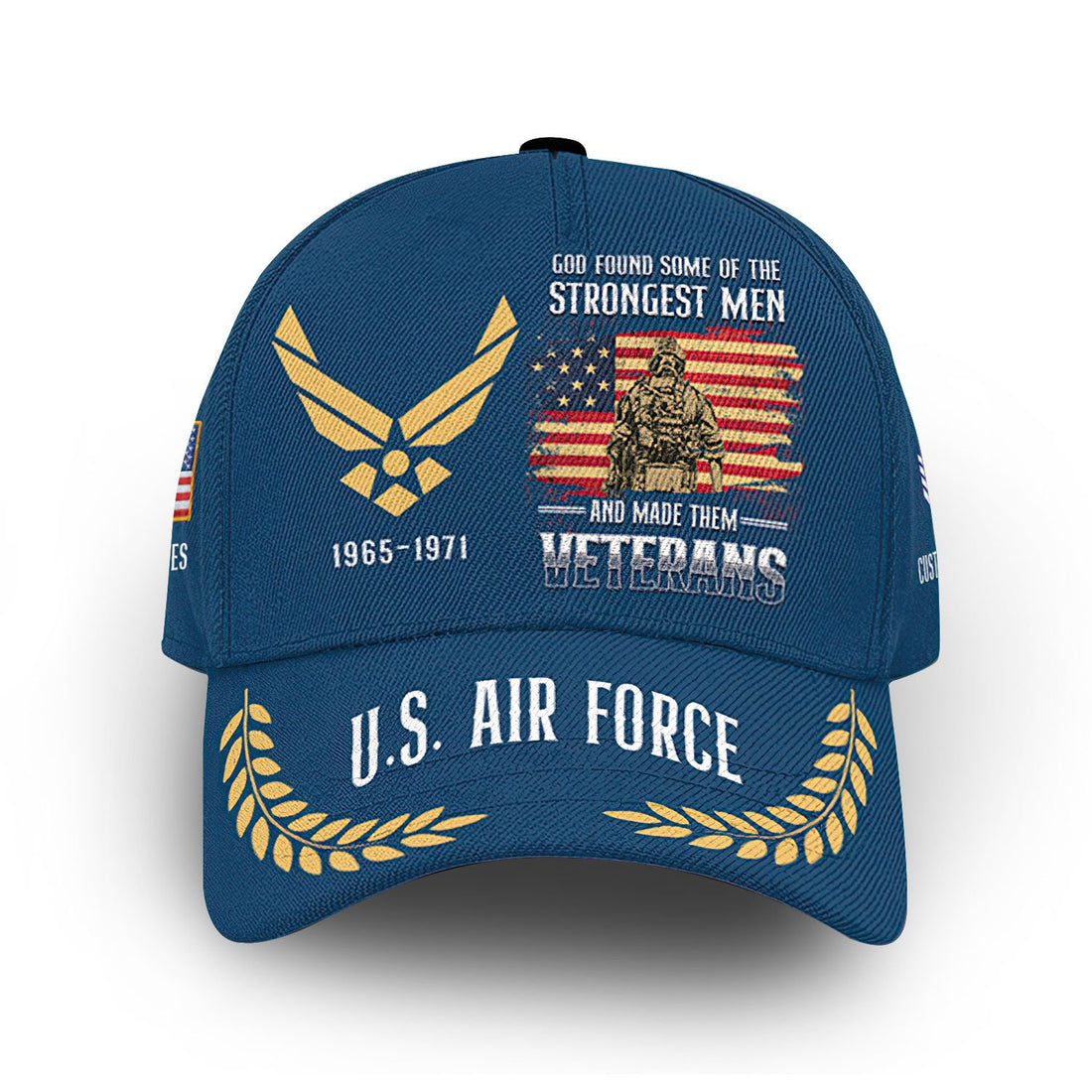 USAF Custom Cap VPVC013004, Gifts For Air Force Veteran, Best Gifts On Father's Day, Armed Forces Day, Independence Day, Veterans Day.