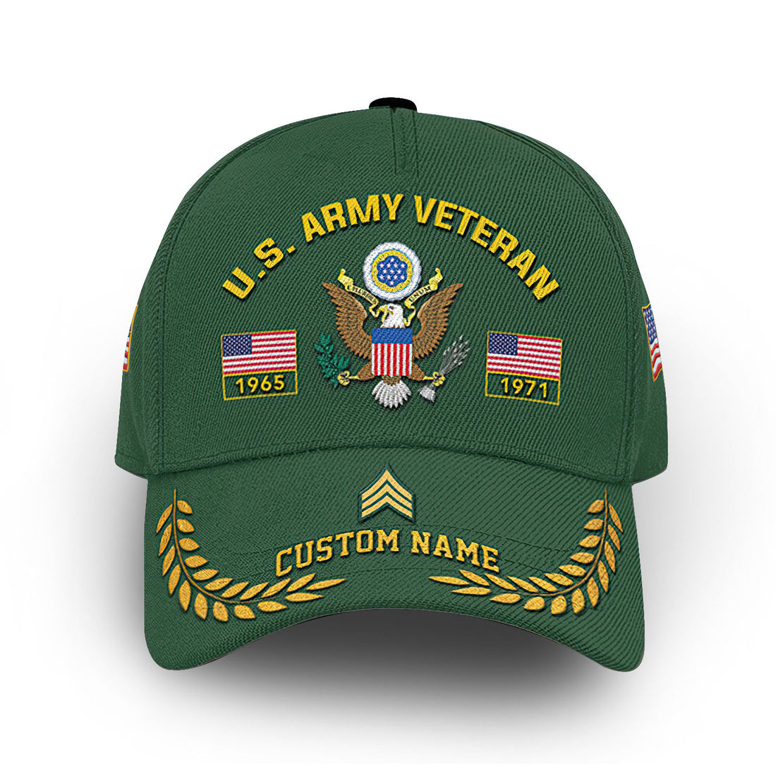 Premium Custom US Army Cap VPVC013006, Gifts For Army Veteran, Best Gifts On Father's Day, Armed Forces Day, Independence Day, Veterans Day.