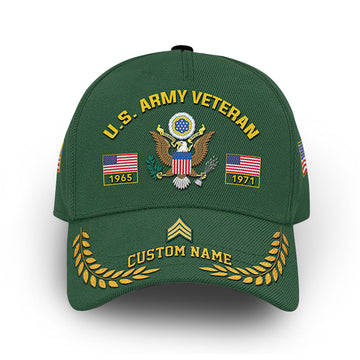 Premium Custom US Army Cap VPVC013006, Gifts For Army Veteran, Best Gifts On Father's Day, Armed Forces Day, Independence Day, Veterans Day.