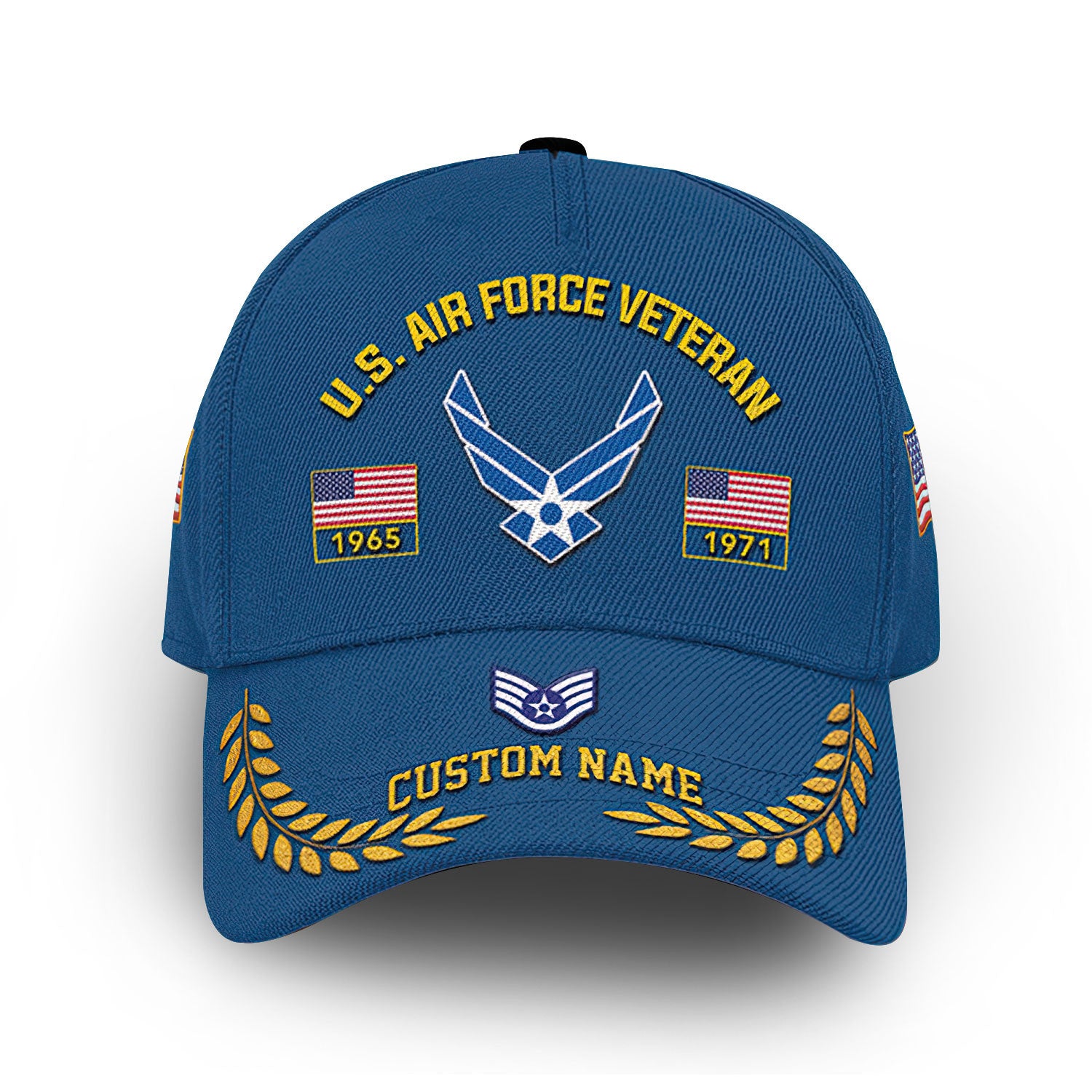 Premium Custom USAF Cap VPVC013009, Gifts For Air Force Veteran, Best Gifts On Father's Day, Armed Forces Day, Independence Day, Veterans Day.