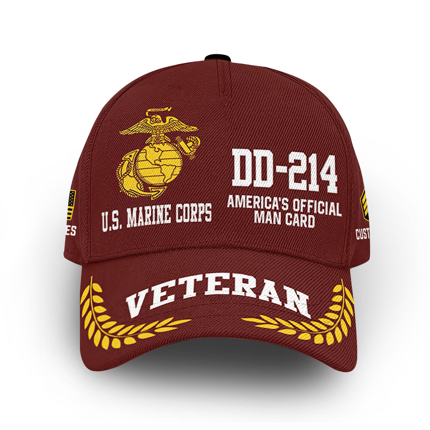 Premium Custom USMC Cap VPVC013303, Gifts For Marine Veteran, Gifts For Dad, For Husband, Best Gifts On Father's Day, Armed Forces Day, Independence Day, Veterans Day.
