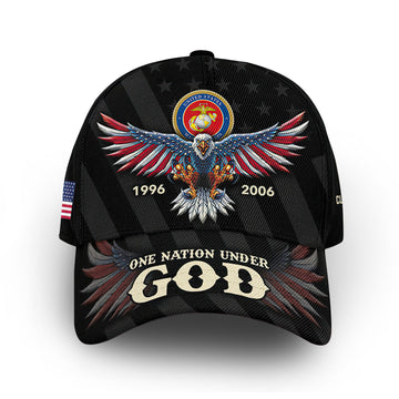 Unique Custom Name, Rank, Year, USMC Cap VPVC013403, Gifts For Marine Veteran, Gifts For Dad, For Husband, Best Gifts On Father's Day, Independence Day, Veterans Day.