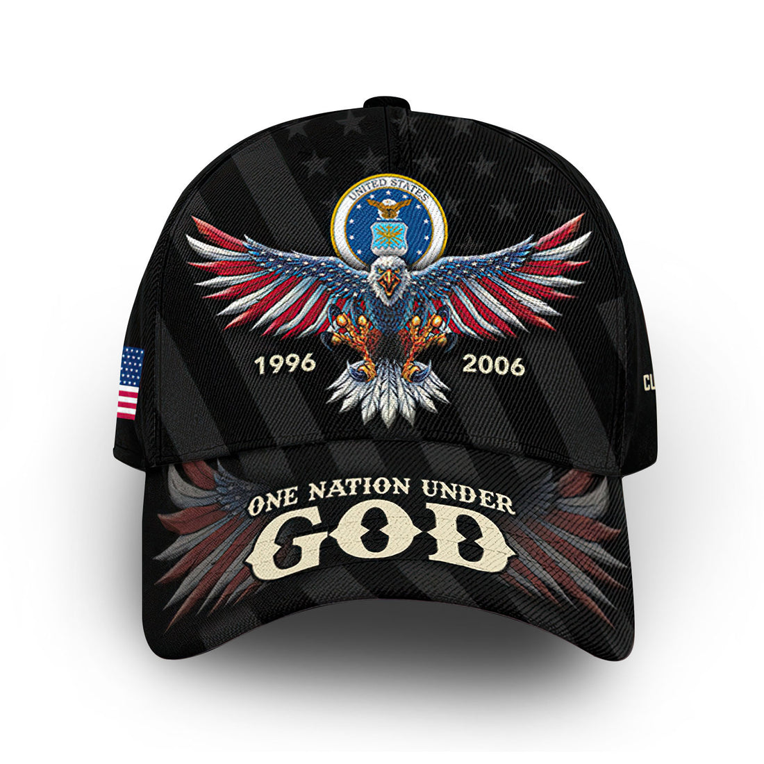 Unique Custom Name, Rank, Year, USAF Cap VPVC013404, Gifts For Air Force Veteran, Gifts For Dad, For Husband, Best Gifts On Father's Day, Independence Day, Veterans Day.