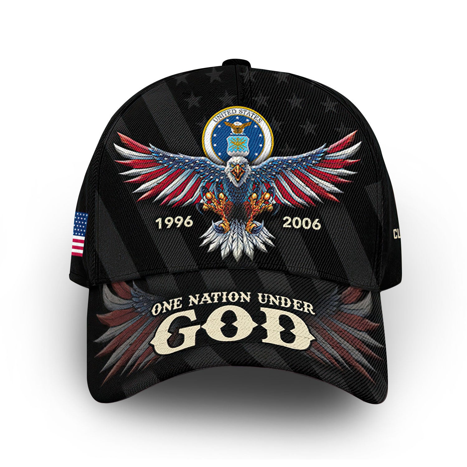Unique Custom Name, Rank, Year, USAF Cap VPVC013404, Gifts For Air Force Veteran, Gifts For Dad, For Husband, Best Gifts On Father's Day, Independence Day, Veterans Day.