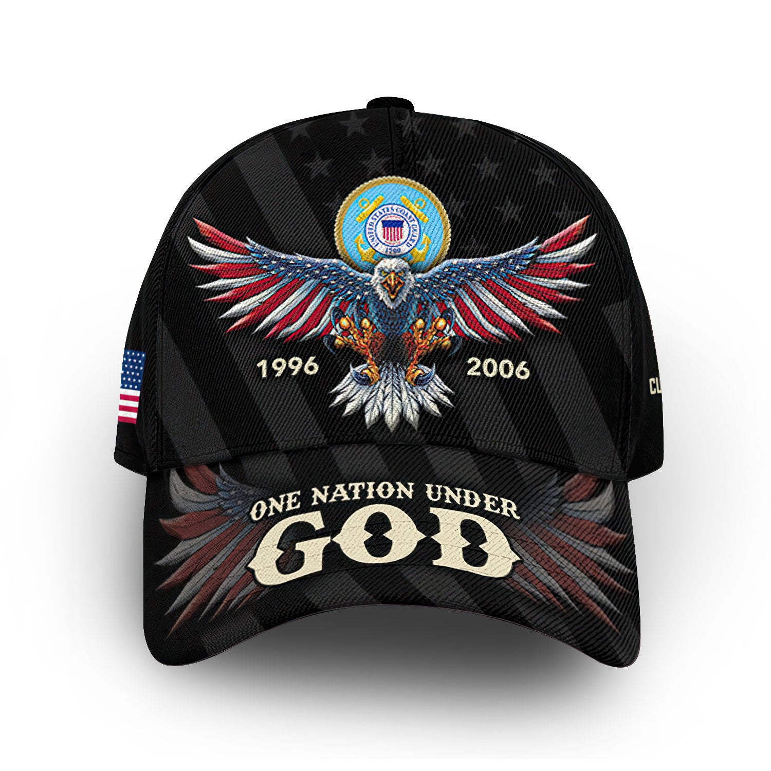 Unique Custom Name, Rank, Year, USCG Cap VPVC013405, Gifts For Coast Guard Veteran, Gifts For Dad, For Husband, Best Gifts On Father's Day, Independence Day, Veterans Day.