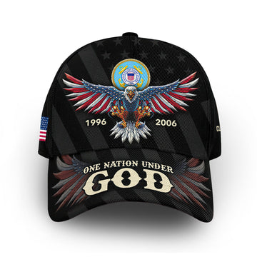 Unique Custom Name, Rank, Year, USCG Cap VPVC013405, Gifts For Coast Guard Veteran, Gifts For Dad, For Husband, Best Gifts On Father's Day, Independence Day, Veterans Day.