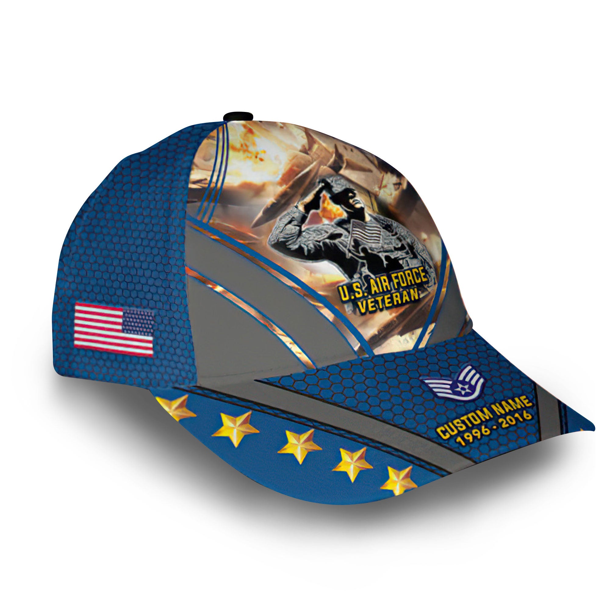 USAF Custom Cap VPVC013409, Gifts For Air Force Veteran, Best Gifts On Father's Day, Armed Forces Day, Independence Day, Veterans Day.