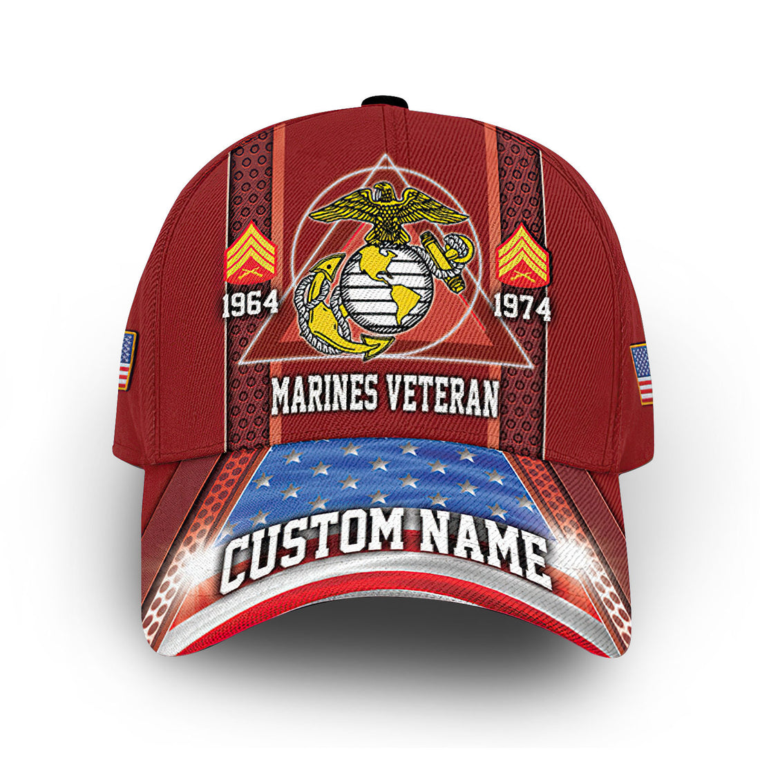 USMC Custom Cap VPVC013503, Gifts For Marine Veteran, Best Gifts On Father's Day, Armed Forces Day, Independence Day, Veterans Day.