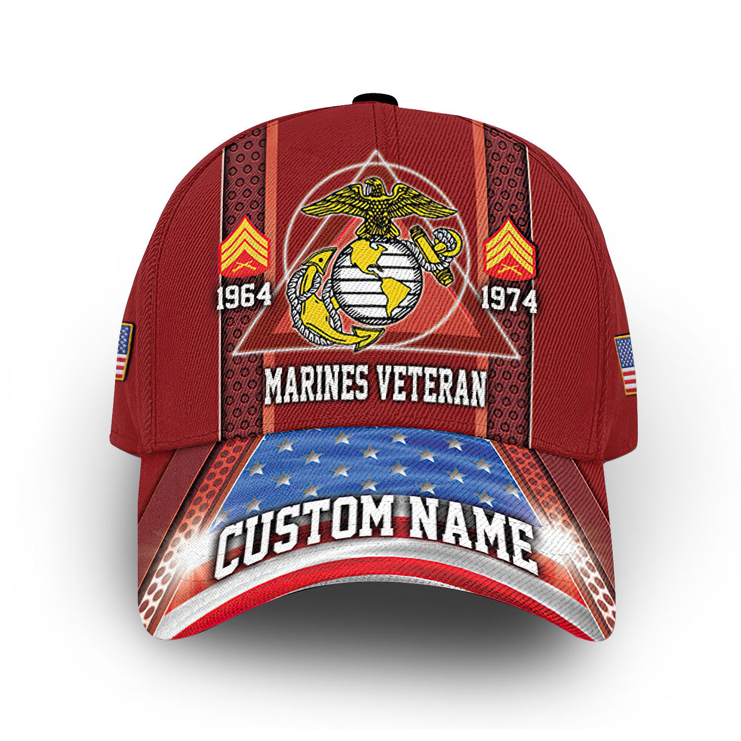 USMC Custom Cap VPVC013503, Gifts For Marine Veteran, Best Gifts On Father's Day, Armed Forces Day, Independence Day, Veterans Day.