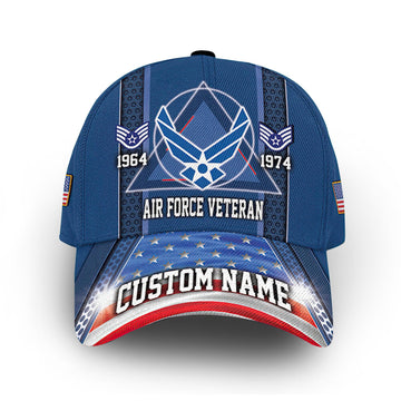 USAF Custom Cap VPVC013504, Gifts For Air Force Veteran, Best Gifts On Father's Day, Armed Forces Day, Independence Day, Veterans Day.