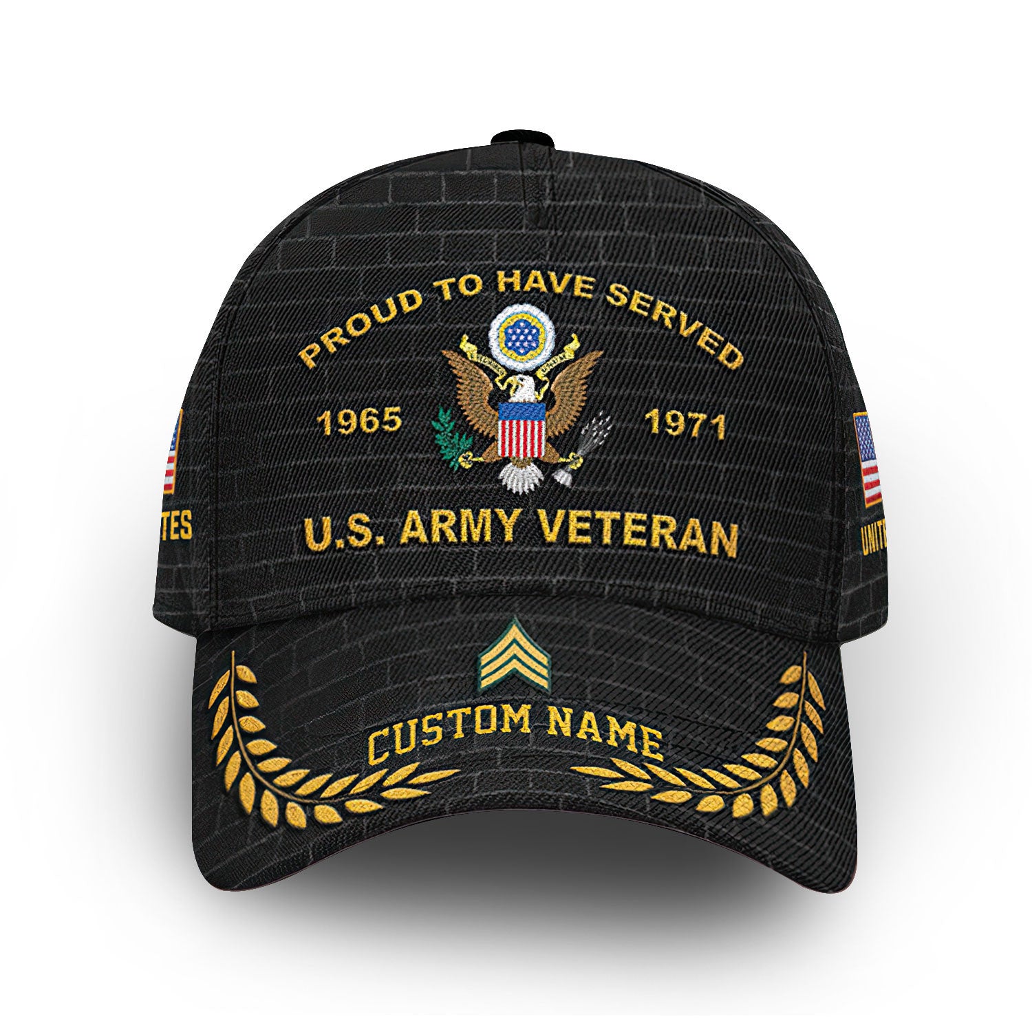 Premium Custom US Army Cap VPVC013601, Gifts For Army Veteran, Best Gifts On Father's Day, Armed Forces Day, Independence Day, Veterans Day.