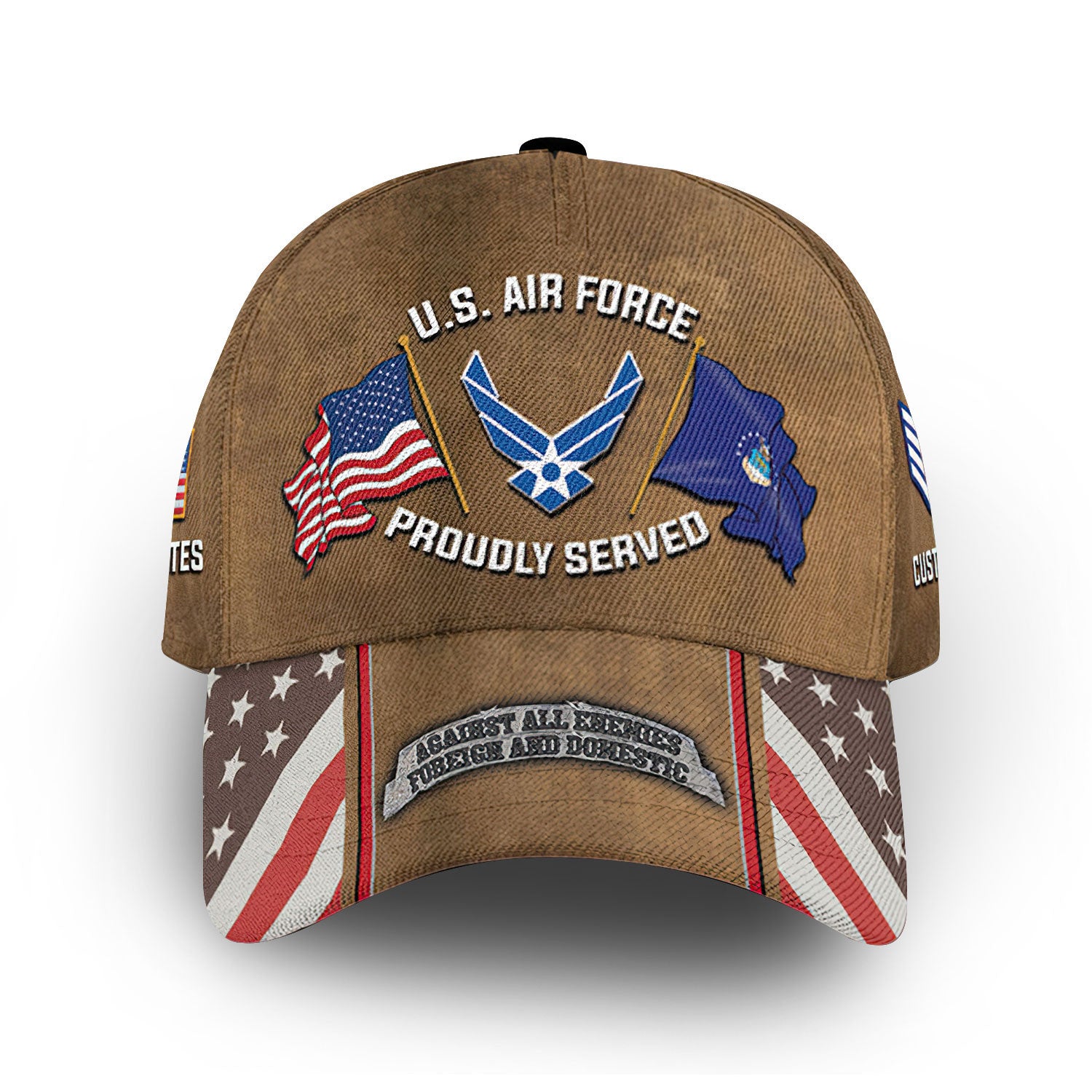 Premium Custom USAF Cap VPVC013609, Gifts For Air Force Veteran, Gifts For Dad, For Husband, Best Gifts On Father's Day, Armed Forces Day, Independence Day, Veterans Day.