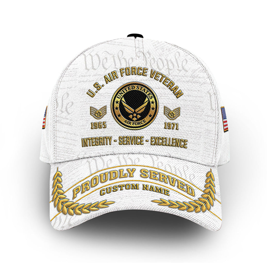 Premium Custom USAF Cap VPVC013704, Gifts For Air Force Veteran, Gifts For Dad, For Husband, Best Gifts On Father's Day, Armed Forces Day, Independence Day, Veterans Day.