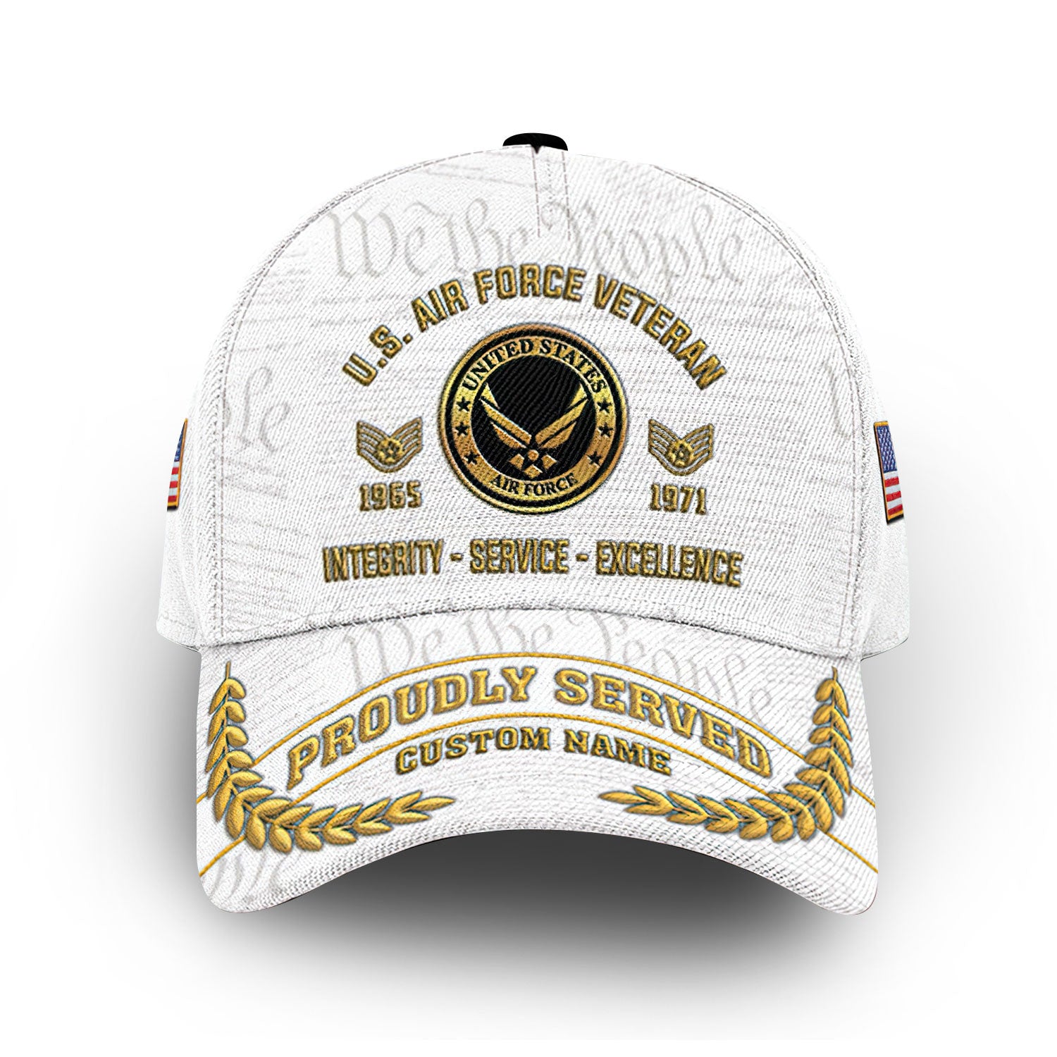 Premium Custom USAF Cap VPVC013704, Gifts For Air Force Veteran, Gifts For Dad, For Husband, Best Gifts On Father's Day, Armed Forces Day, Independence Day, Veterans Day.