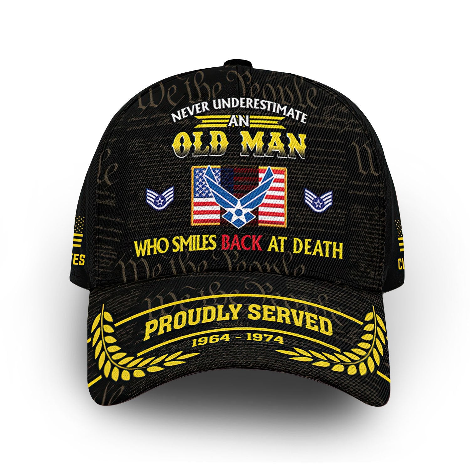 Premium Custom USAF Cap VPVC013709, Gifts For Air Force Veteran, Gifts For Dad, For Husband, Best Gifts On Father's Day, Armed Forces Day, Independence Day, Veterans Day.