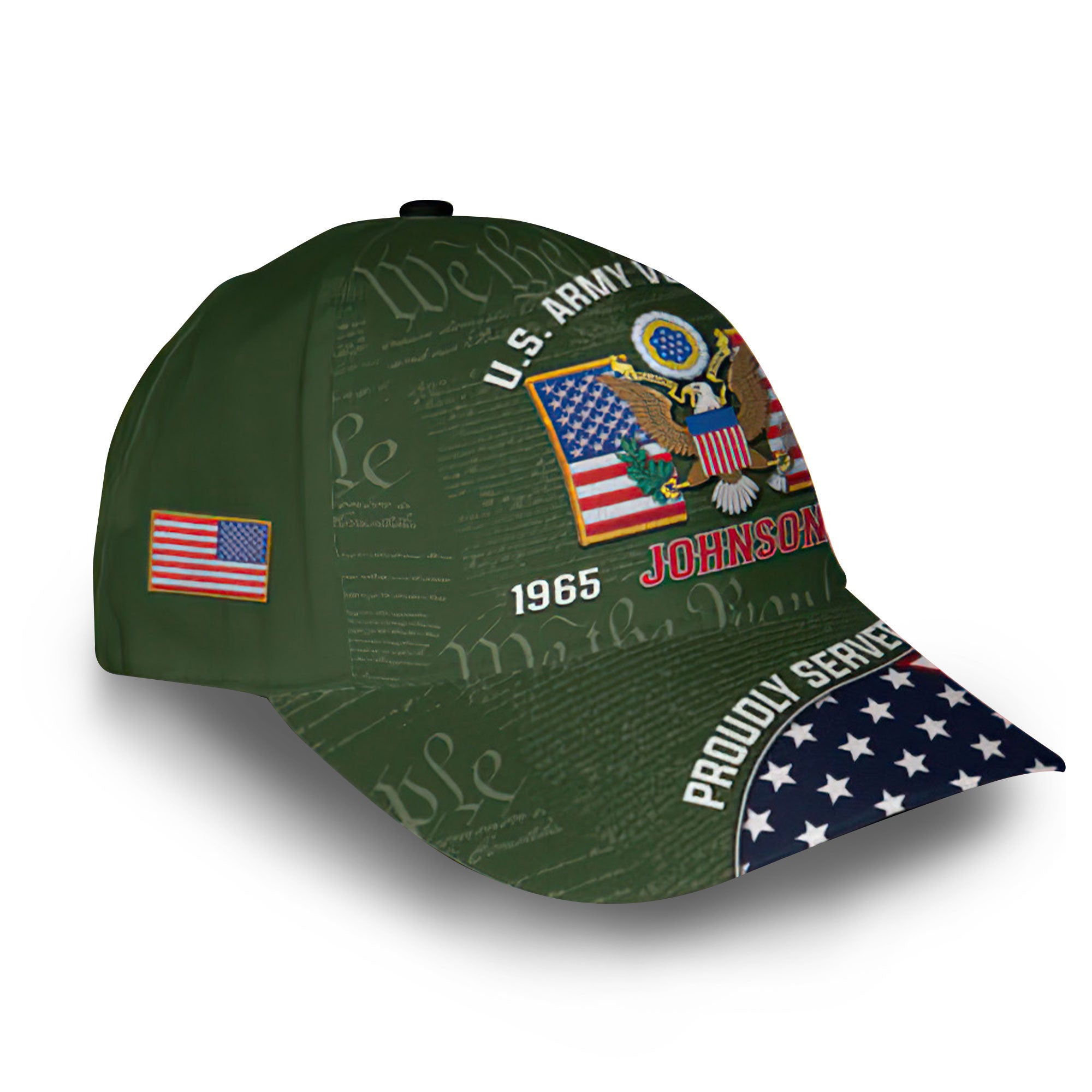 Unique Custom Name, Rank, Year, US Army Cap VPVC013806, Gifts For Army Veteran, Gifts For Dad, For Husband, Best Gifts On Father's Day, Independence Day, Veterans Day.
