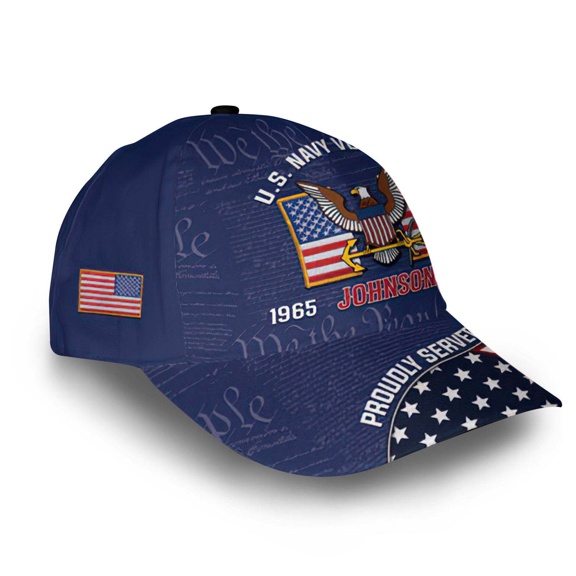 Unique Custom Name, Rank, Year, US Navy Cap VPVC013807, Gifts For Navy Veteran, Gifts For Dad, For Husband, Best Gifts On Father's Day, Independence Day, Veterans Day.