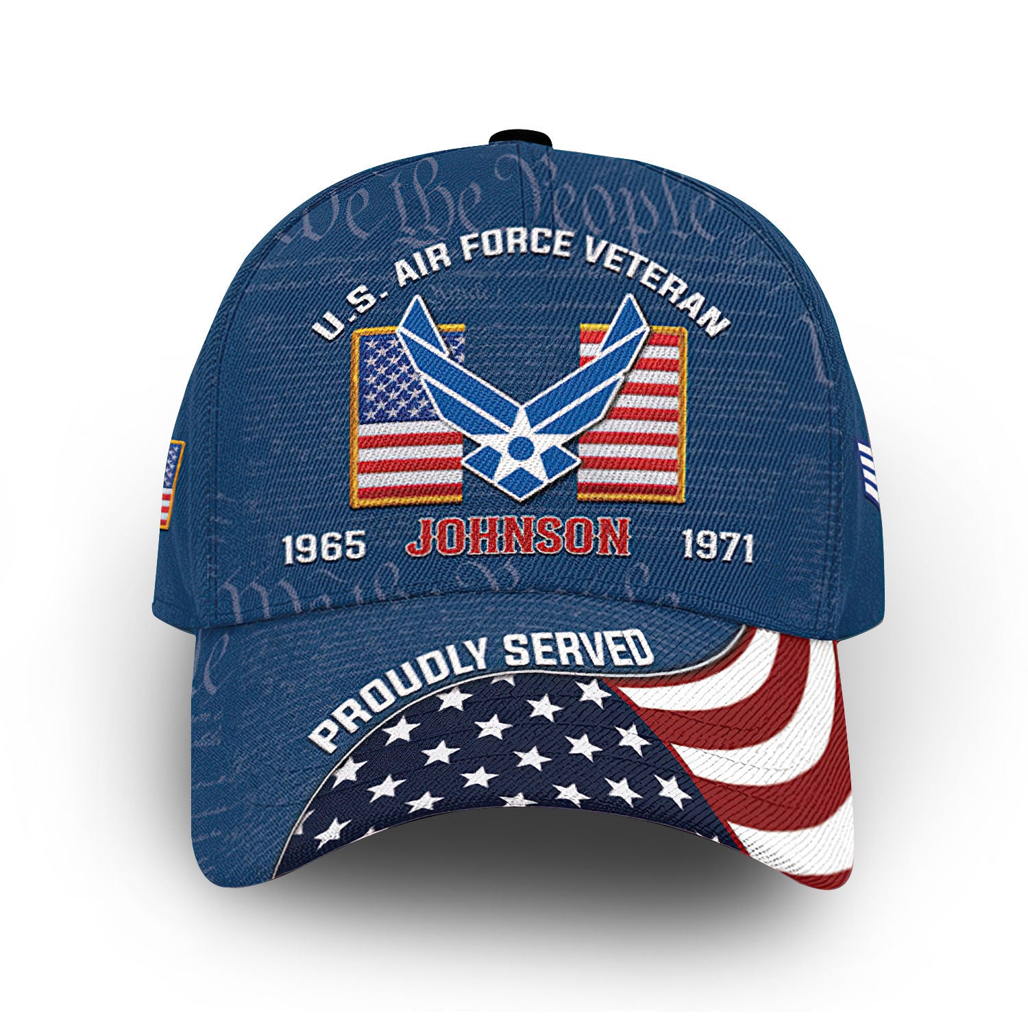 Unique Custom Name, Rank, Year, USAF Cap VPVC013809, Gifts For Air Force Veteran, Gifts For Dad, For Husband, Best Gifts On Father's Day, Independence Day, Veterans Day.