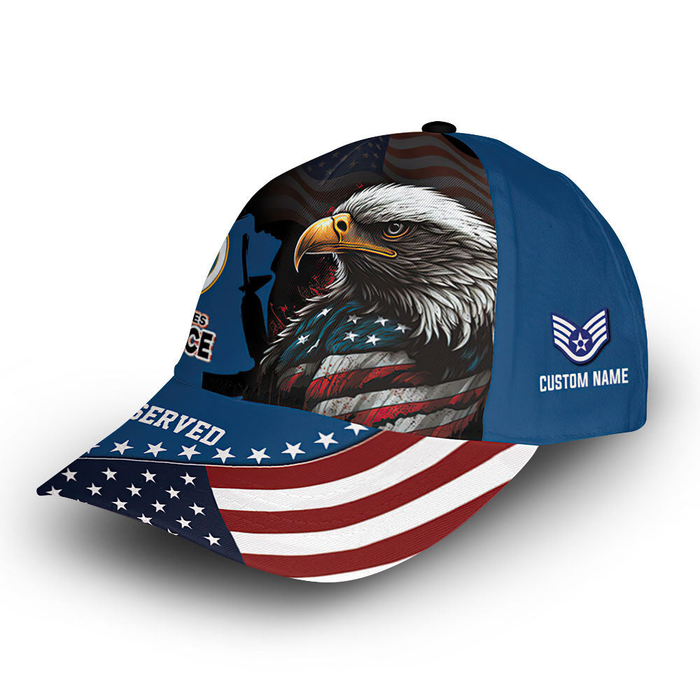 USAF Custom Cap VPVC013904, Gifts For Air Force Veteran, Best Gifts On Father's Day, Armed Forces Day, Independence Day, Veterans Day.