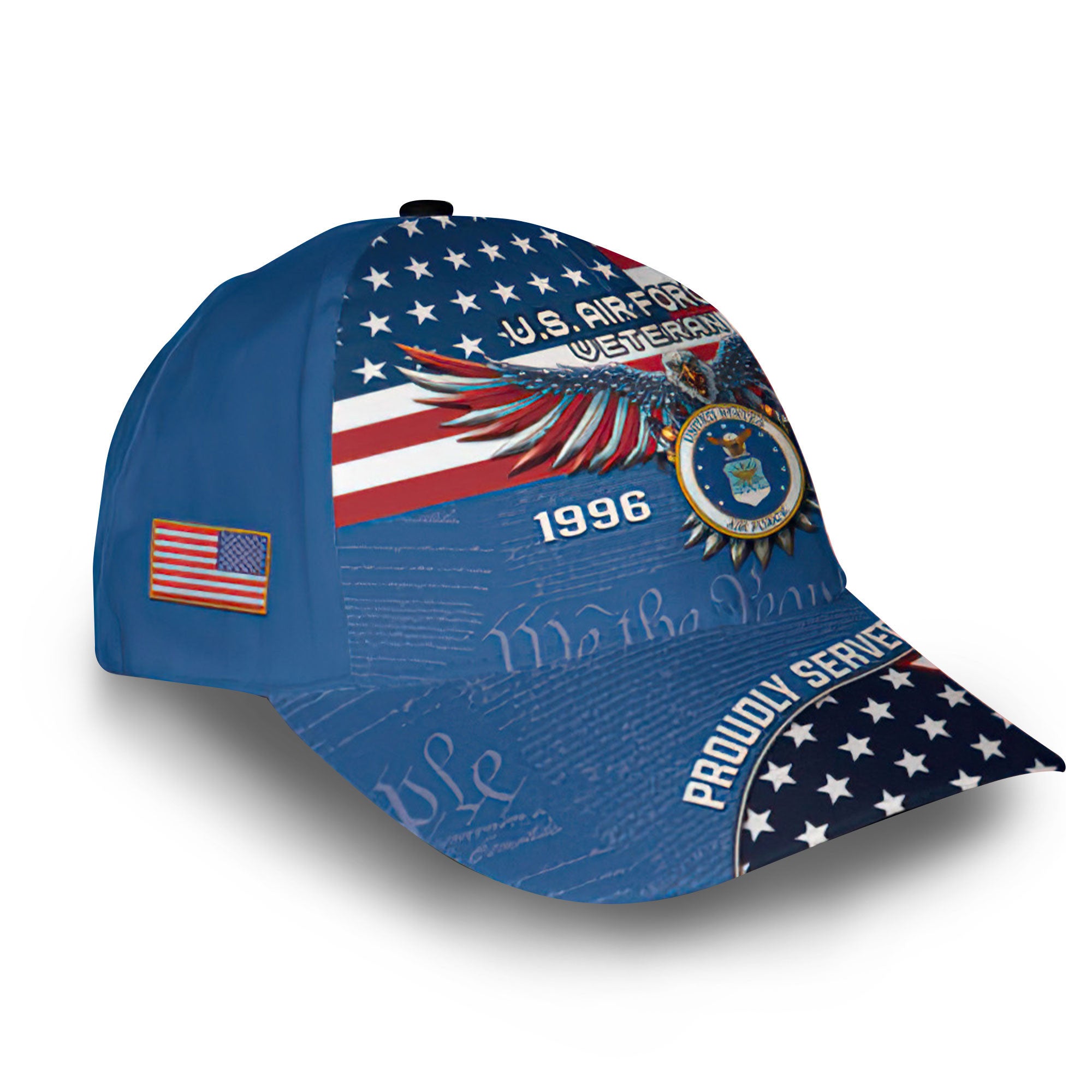 Premium Custom USAF Cap VPVC014004, Gifts For Air Force Veteran, Best Gifts On Father's Day, Armed Forces Day, Independence Day, Veterans Day.