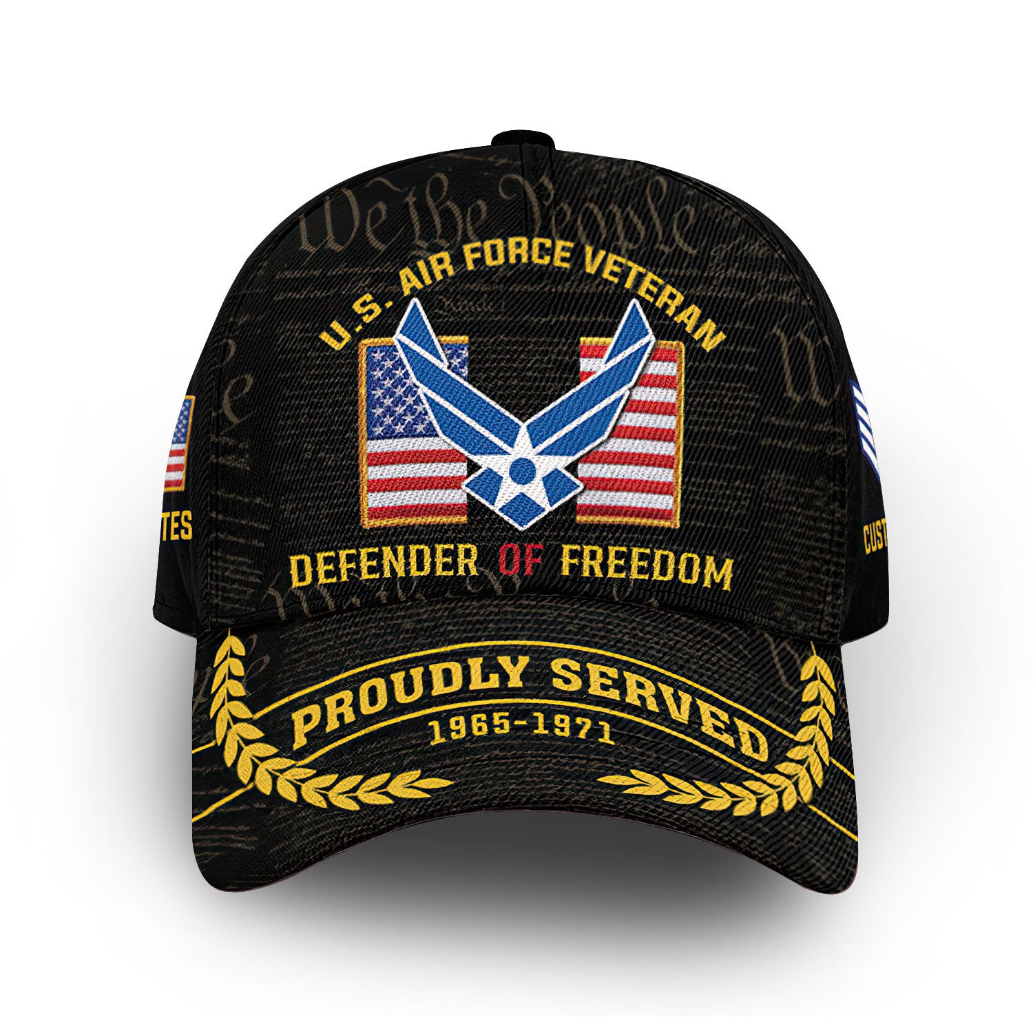 Premium Custom USAF Cap VPVC014104, Gifts For Air Force Veteran, Gifts For Dad, For Husband, Best Gifts On Father's Day, Armed Forces Day, Independence Day, Veterans Day.