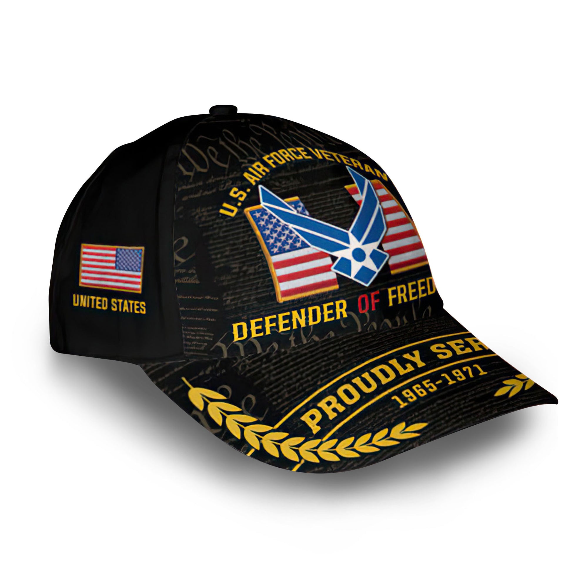 Premium Custom USAF Cap VPVC014104, Gifts For Air Force Veteran, Gifts For Dad, For Husband, Best Gifts On Father's Day, Armed Forces Day, Independence Day, Veterans Day.