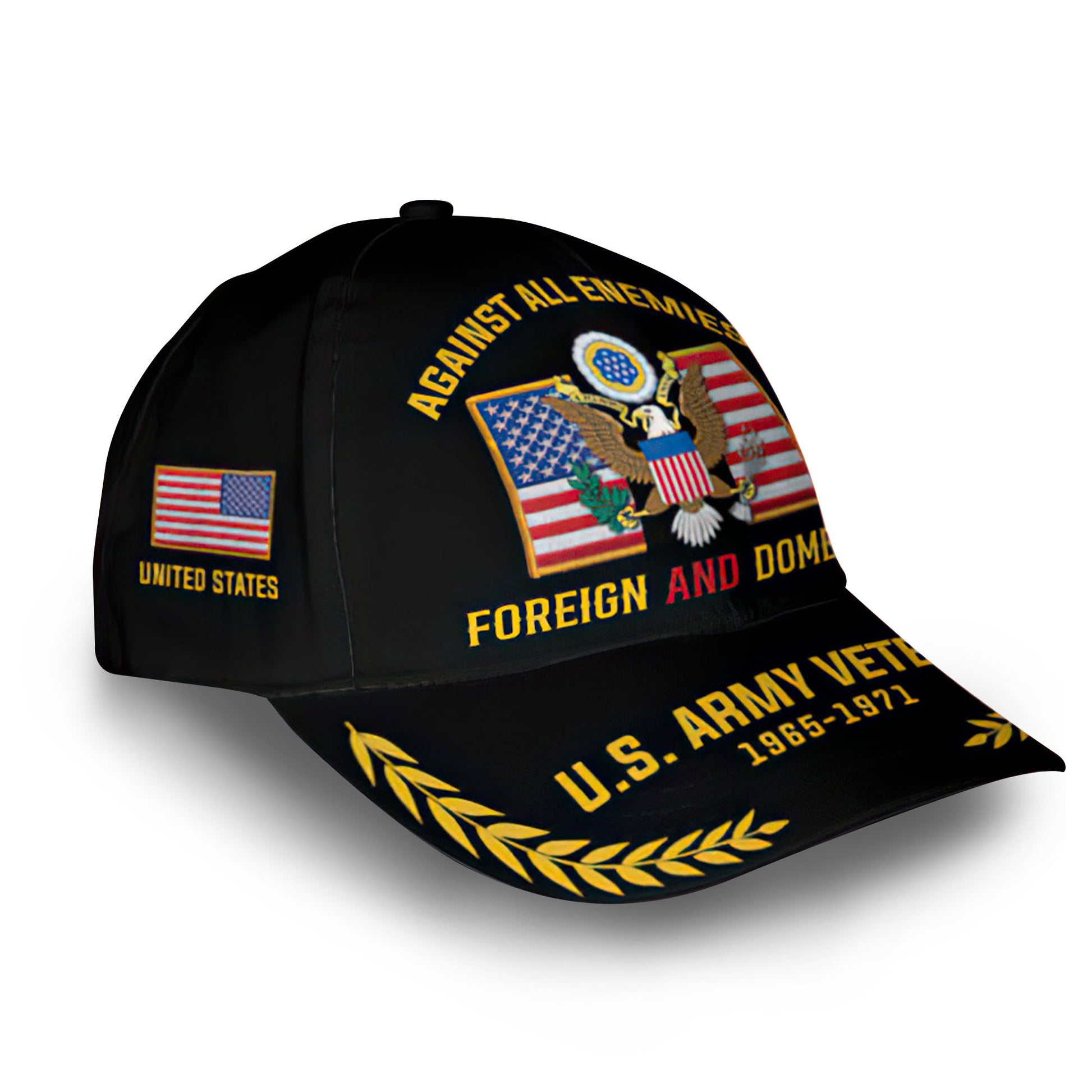 Premium US Army Cap VPVC014106, Custom Name, Rank, Year, Gifts For Army Veteran, Best Gifts On Father's Day, Armed Forces Day, Independence Day, Veterans Day.