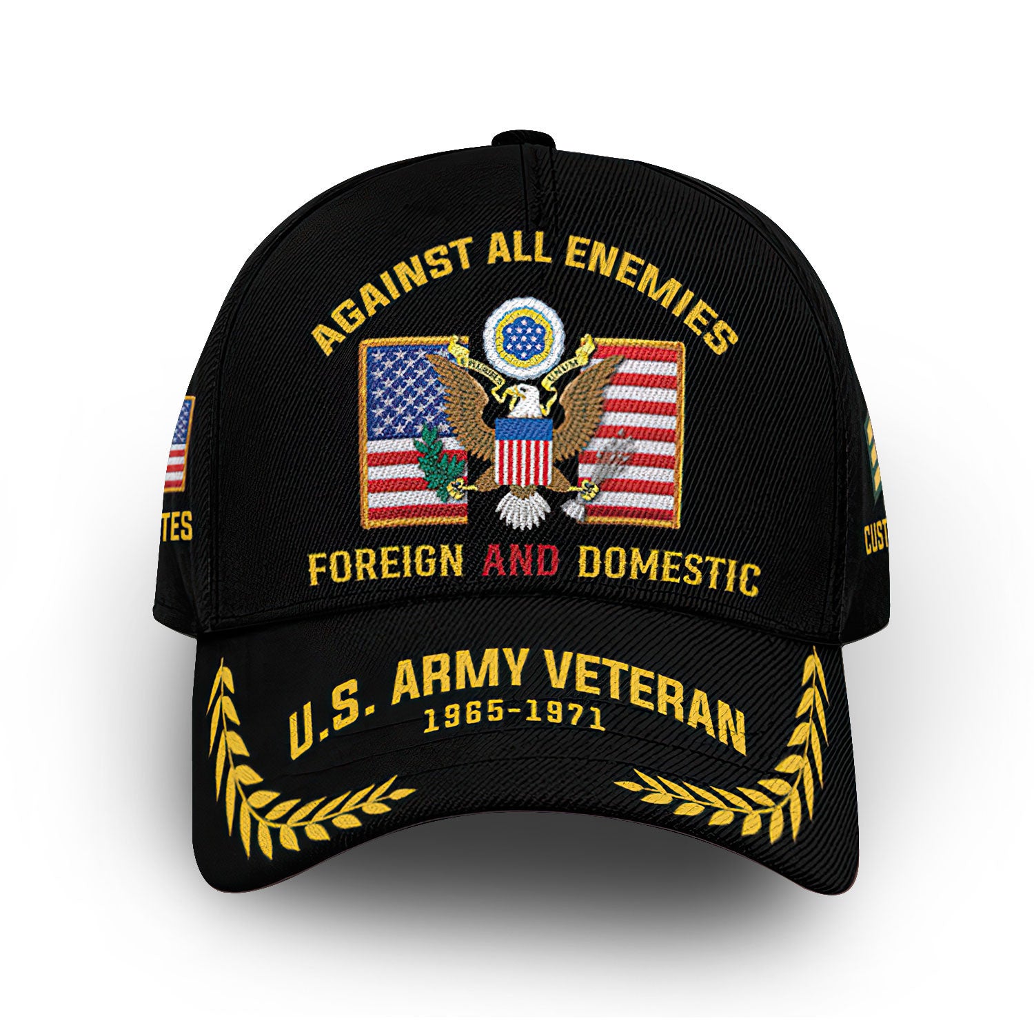 Premium US Army Cap VPVC014106, Custom Name, Rank, Year, Gifts For Army Veteran, Best Gifts On Father's Day, Armed Forces Day, Independence Day, Veterans Day.