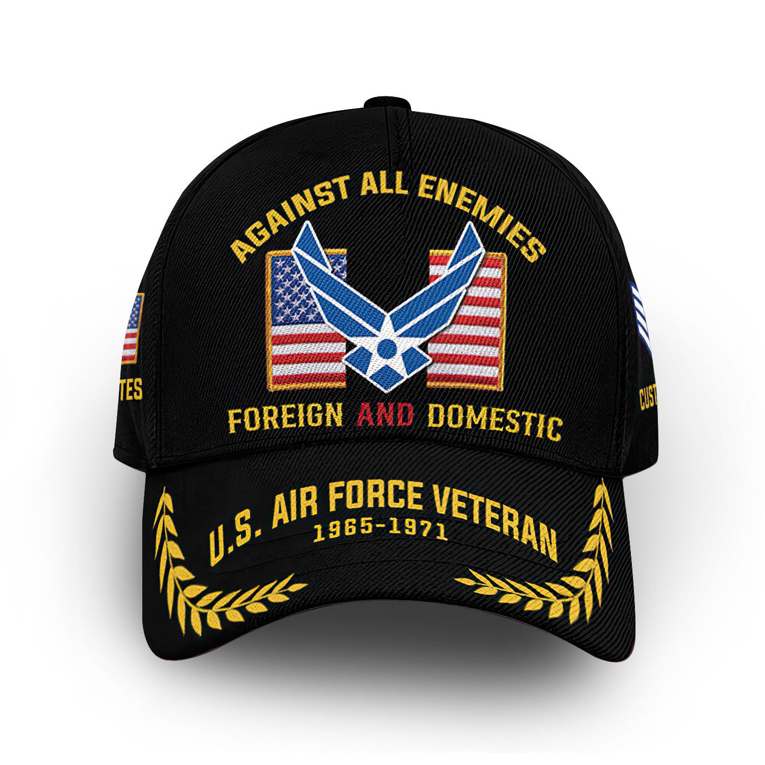 Premium USAF Cap VPVC014109, Custom Name, Rank, Year, Gifts For Air Force Veteran, Best Gifts On Father's Day, Armed Forces Day, Independence Day, Veterans Day.