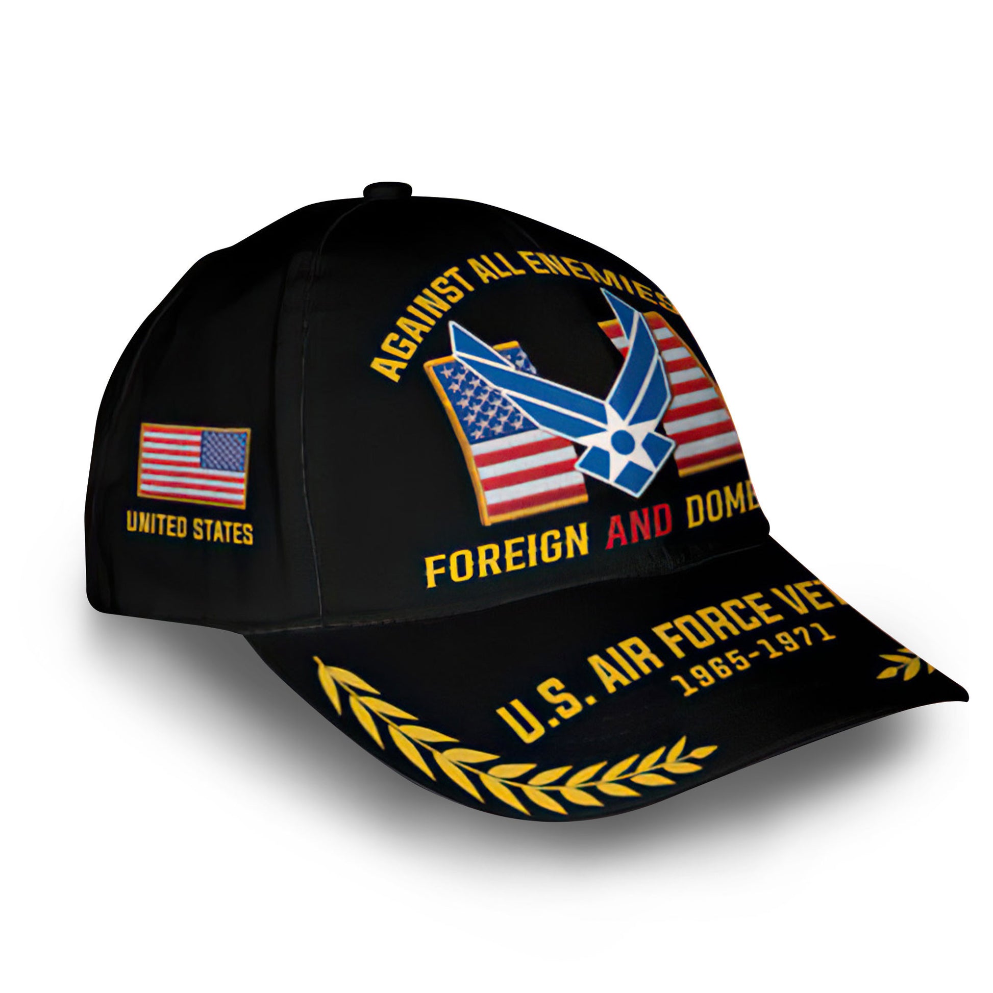 Premium USAF Cap VPVC014109, Custom Name, Rank, Year, Gifts For Air Force Veteran, Best Gifts On Father's Day, Armed Forces Day, Independence Day, Veterans Day.