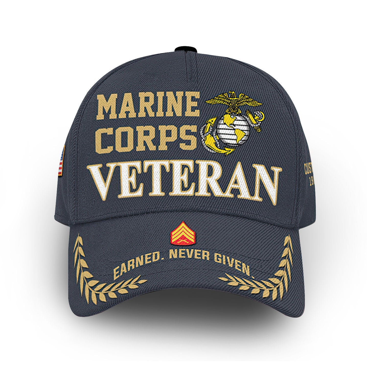 Premium Custom USMC Cap VPVC014203, Gifts For Marine Veteran, Gifts For Dad, For Husband, Best Gifts On Father's Day, Armed Forces Day, Independence Day, Veterans Day.
