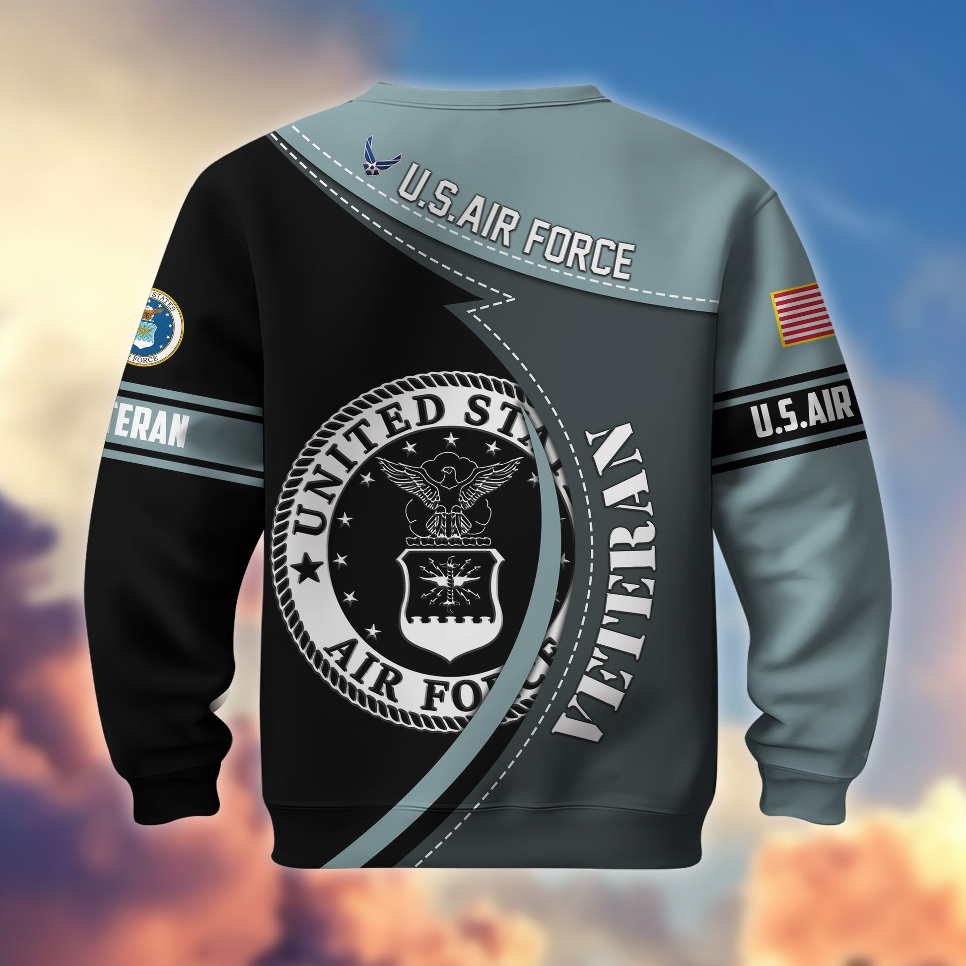 Premium US Veterans Sweatshirt BPHN200211, Gifts For US Veterans, Best Gifts On Father's Day, Armed Forces Day, Independence Day, Veterans Day.