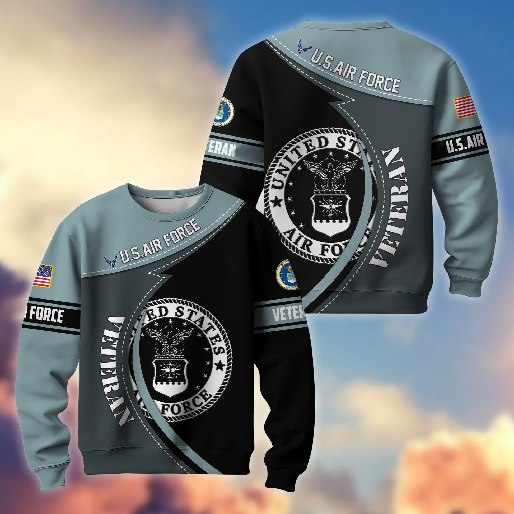 Premium US Veterans Sweatshirt BPHN200211, Gifts For US Veterans, Best Gifts On Father's Day, Armed Forces Day, Independence Day, Veterans Day.