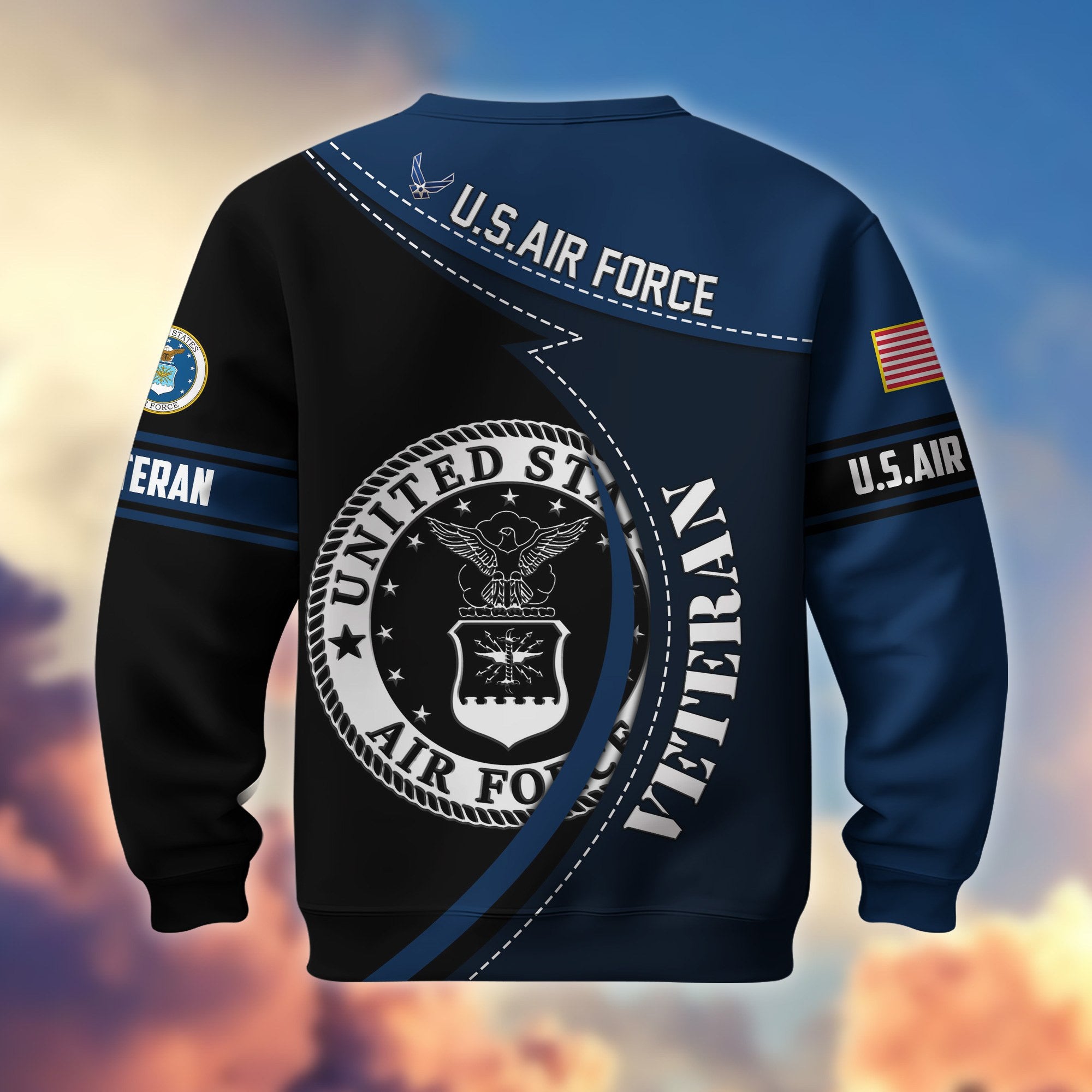 Premium US Veterans Sweatshirt BPHN200211, Gifts For US Veterans, Best Gifts On Father's Day, Armed Forces Day, Independence Day, Veterans Day.