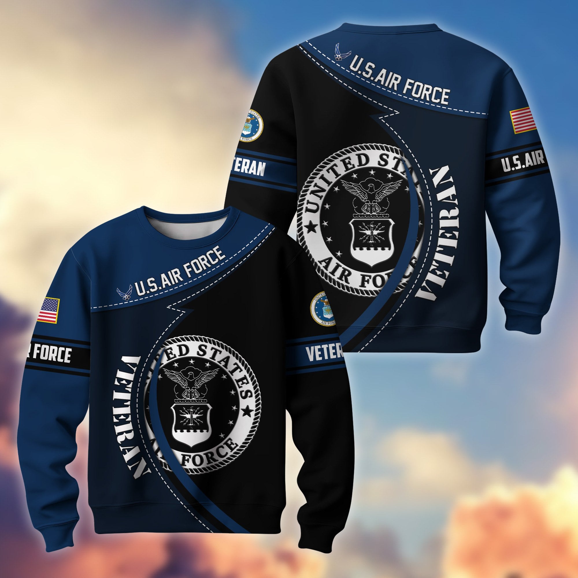 Premium US Veterans Sweatshirt BPHN200211, Gifts For US Veterans, Best Gifts On Father's Day, Armed Forces Day, Independence Day, Veterans Day.