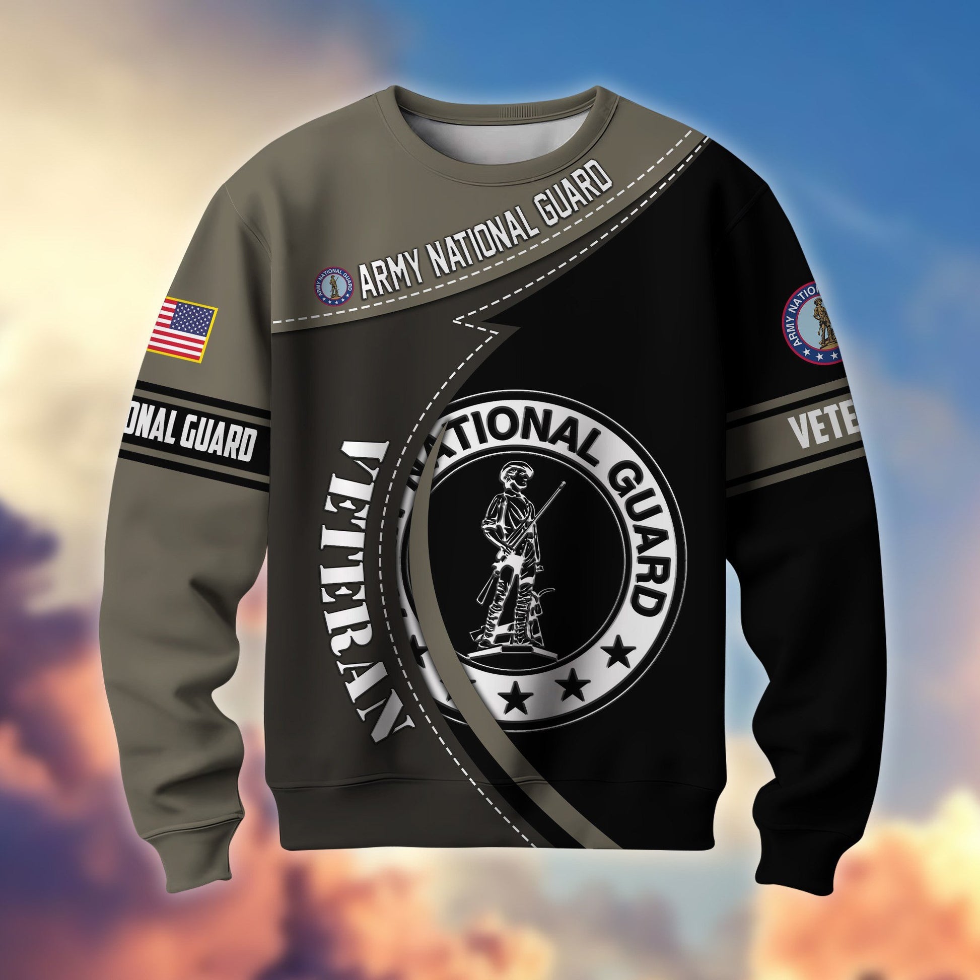 Premium US Veterans Sweatshirt BPHN200211, Gifts For US Veterans, Best Gifts On Father's Day, Armed Forces Day, Independence Day, Veterans Day.