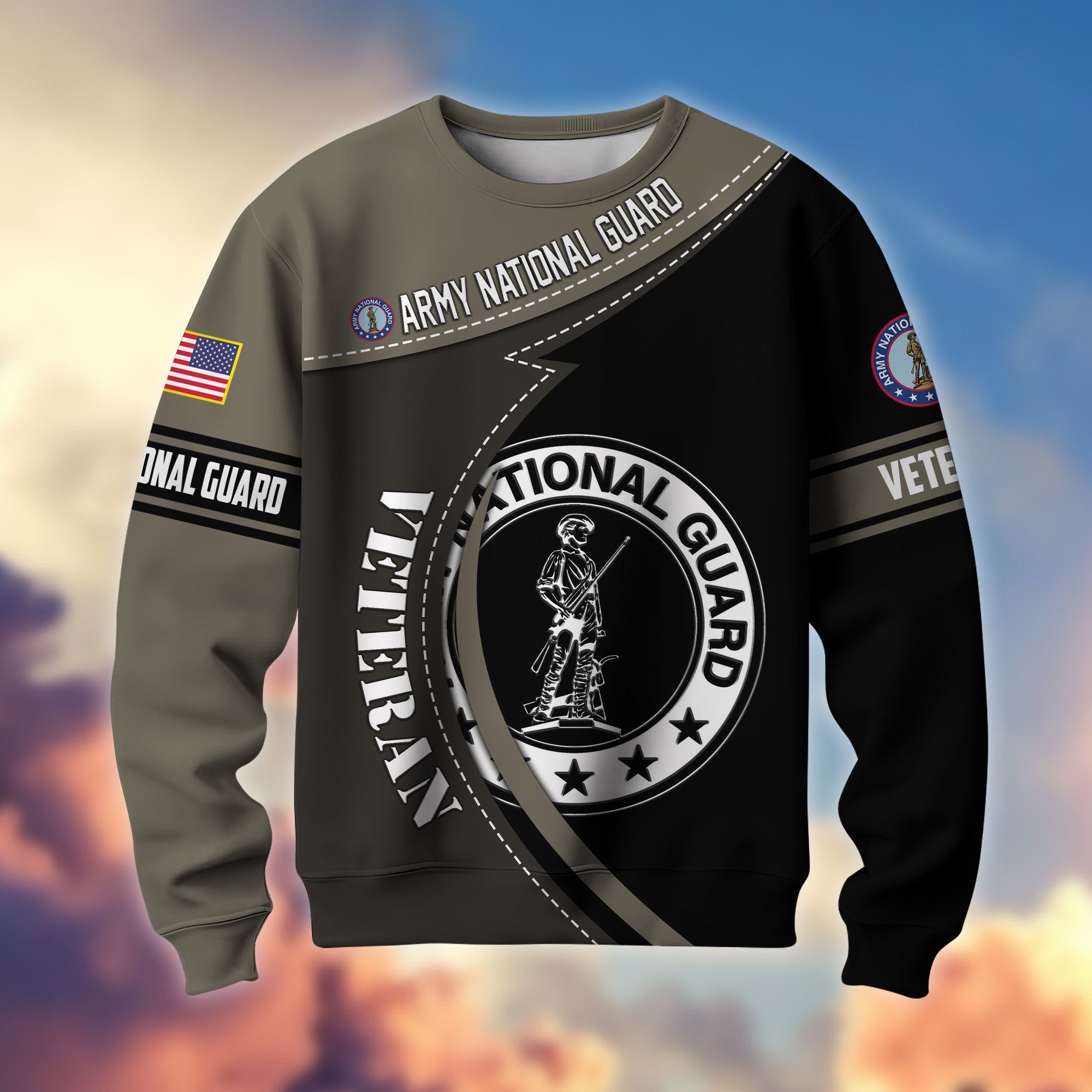 Premium US Veterans Sweatshirt BPHN200211, Gifts For US Veterans, Best Gifts On Father's Day, Armed Forces Day, Independence Day, Veterans Day.