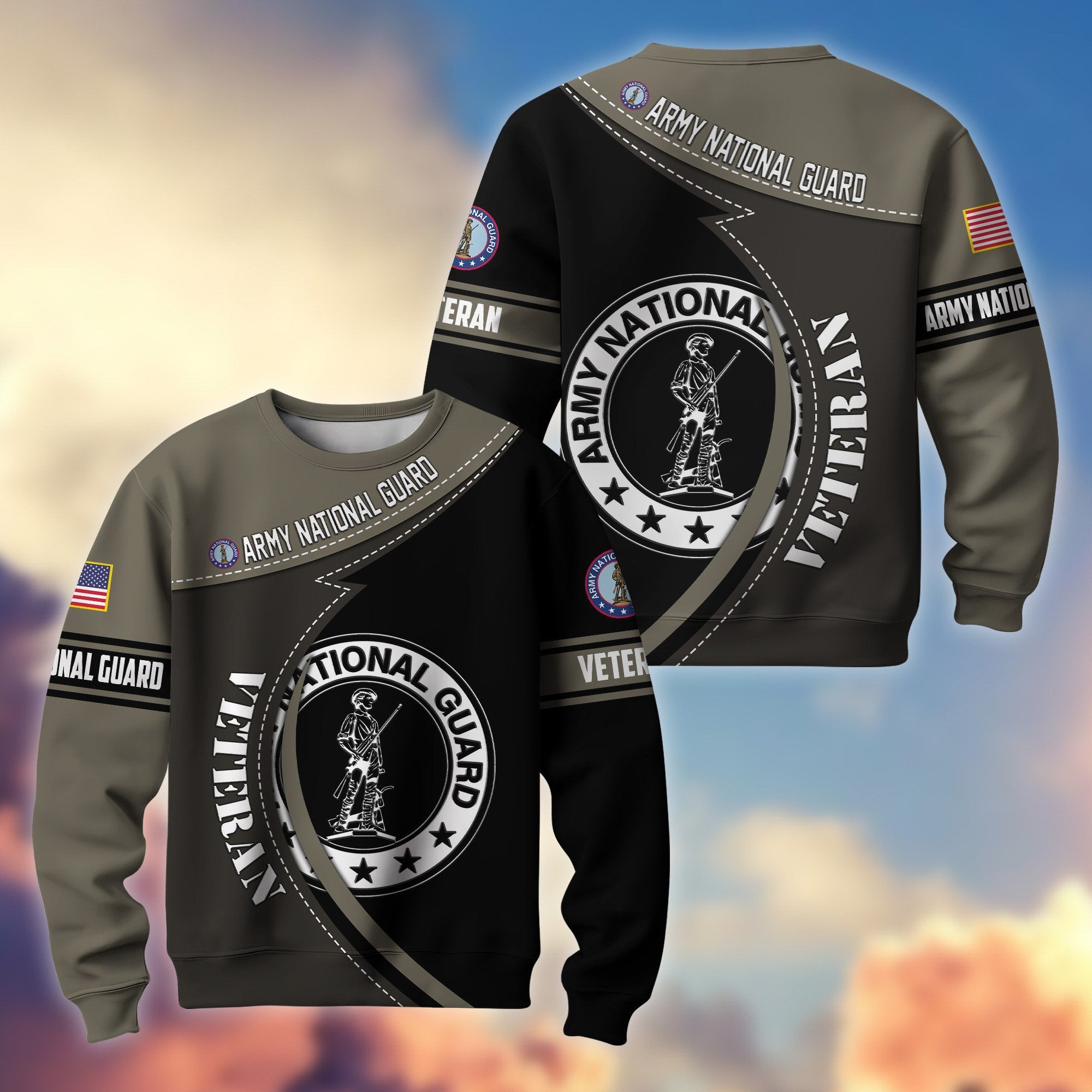 Premium US Veterans Sweatshirt BPHN200211, Gifts For US Veterans, Best Gifts On Father's Day, Armed Forces Day, Independence Day, Veterans Day.