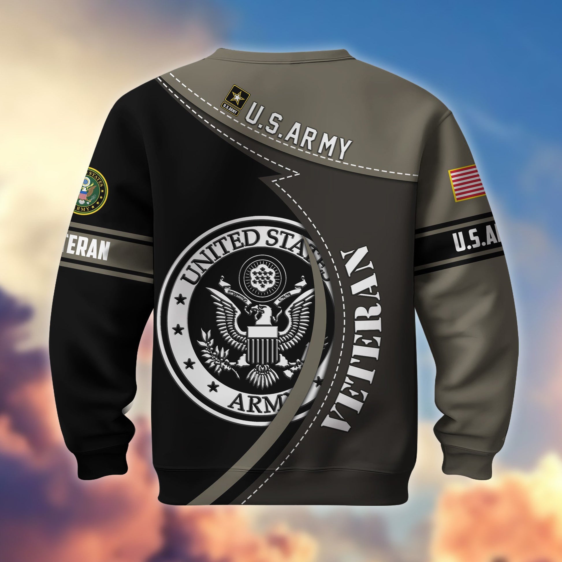 Premium US Veterans Sweatshirt BPHN200211, Gifts For US Veterans, Best Gifts On Father's Day, Armed Forces Day, Independence Day, Veterans Day.